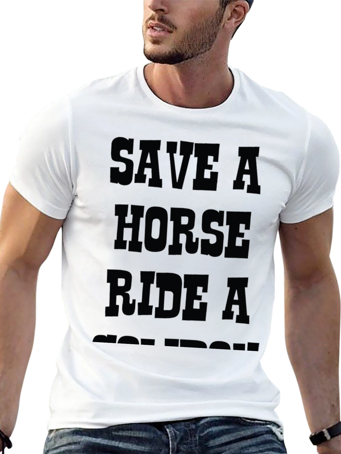 Save A Horse Ride A Cowboy Graphic Tee