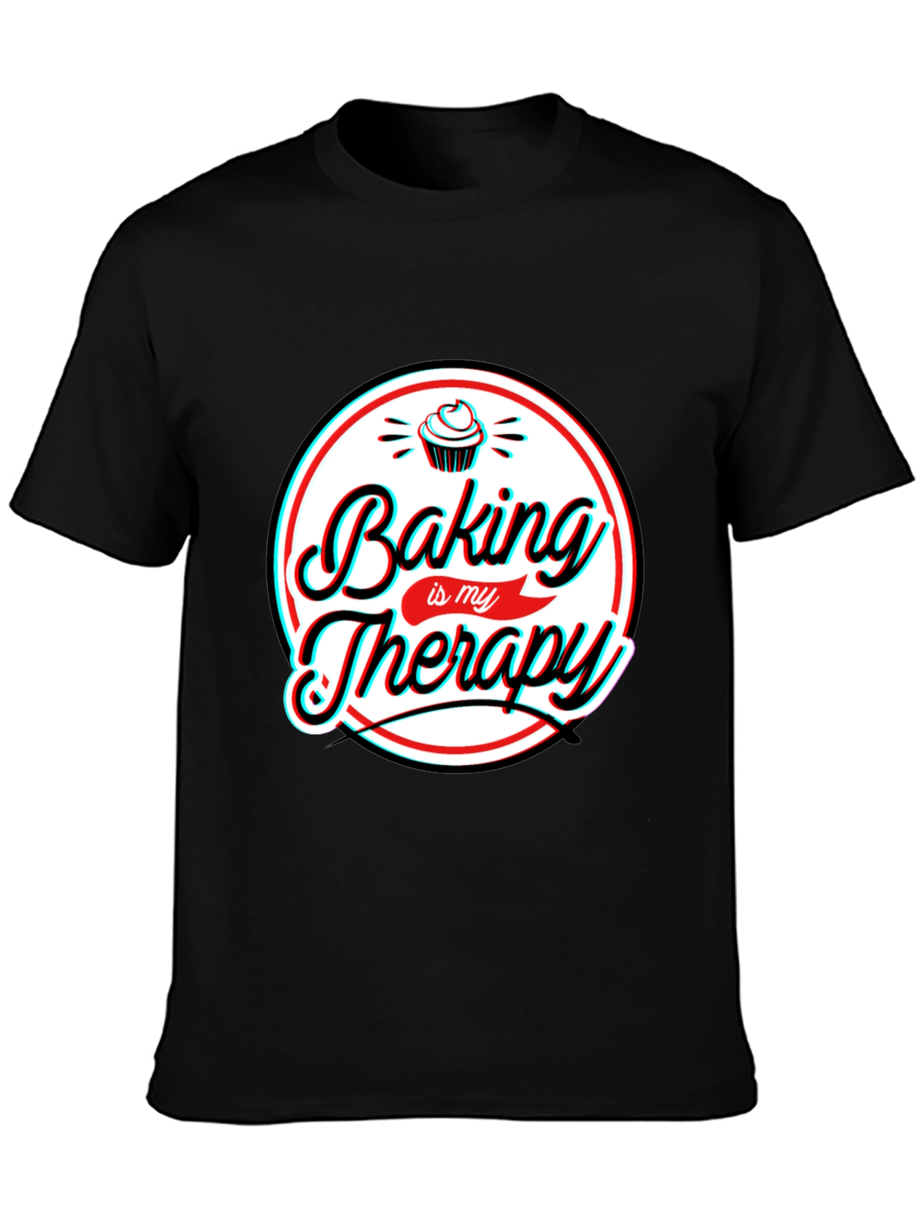 Baking is My Therapy Graphic T-Shirt