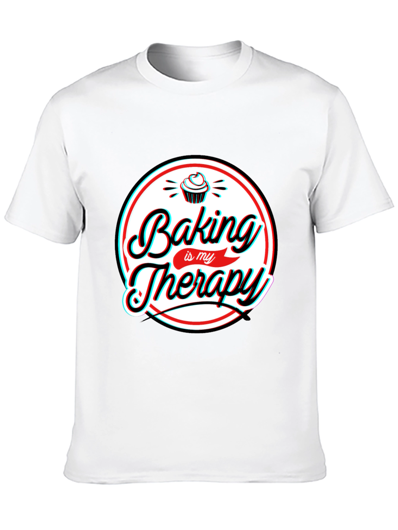 Baking is My Therapy Graphic T-Shirt