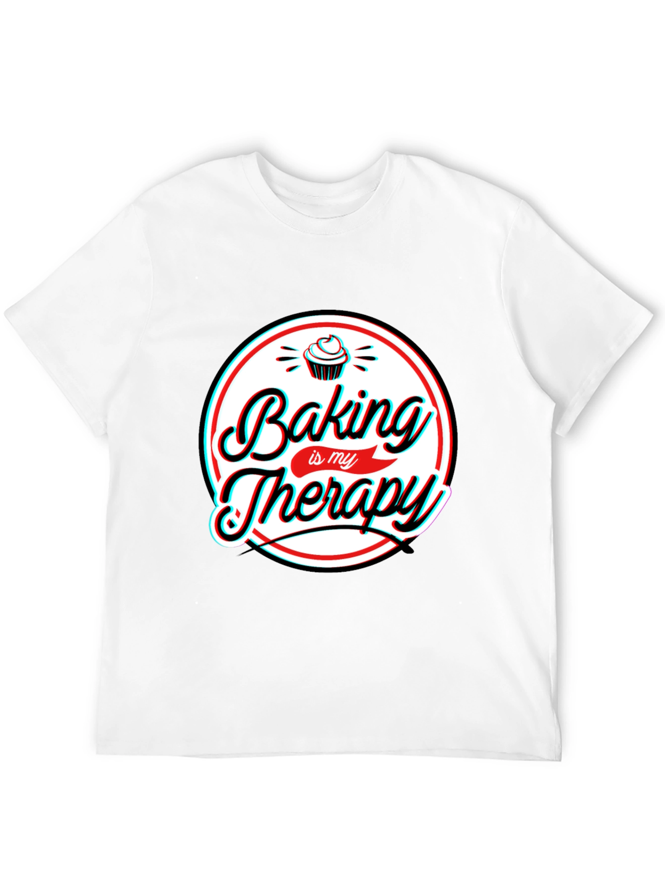Baking is My Therapy Graphic T-Shirt