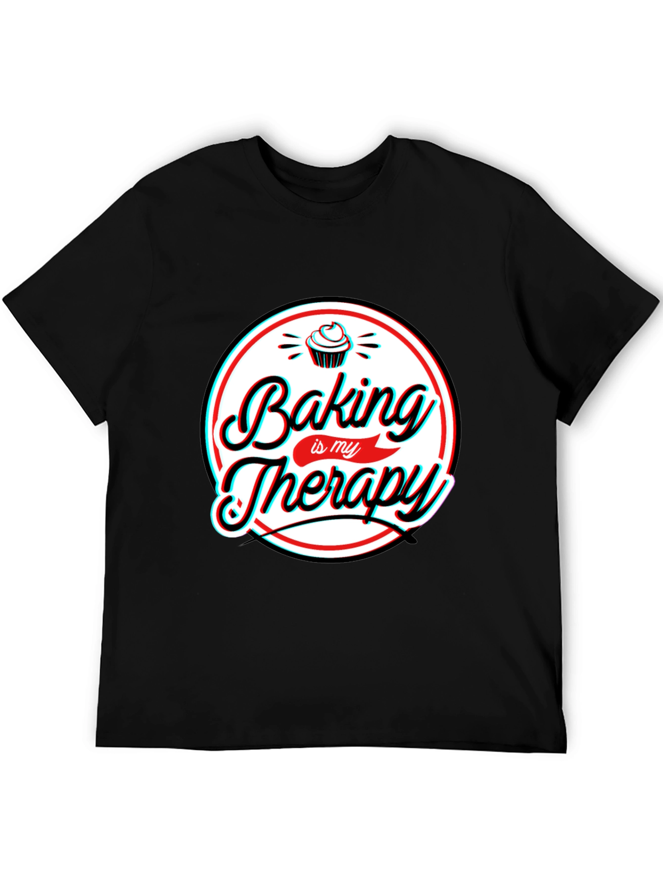 Baking is My Therapy Graphic T-Shirt