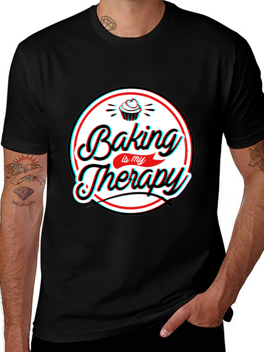 Baking is My Therapy Graphic T-Shirt