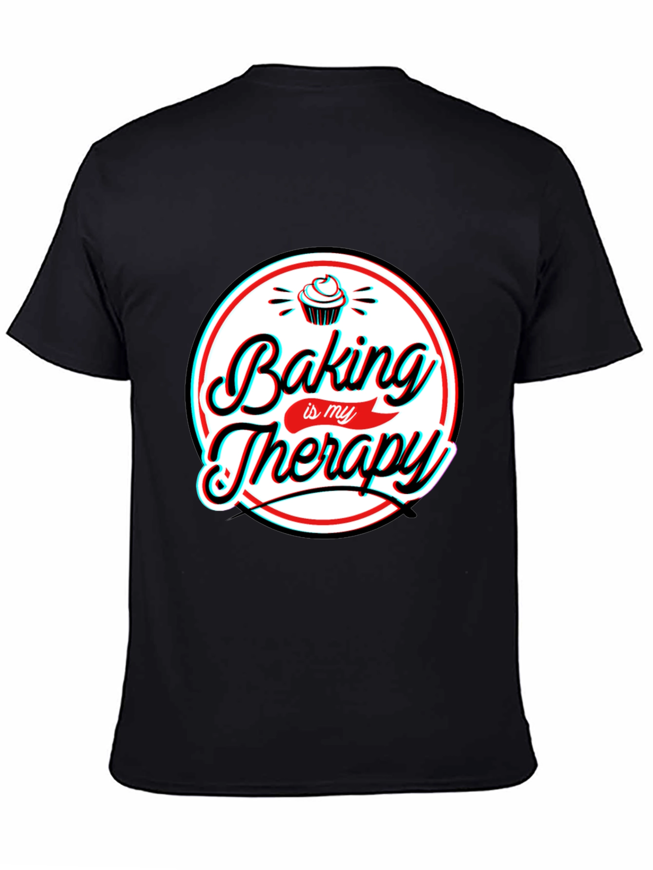 Baking is My Therapy Graphic T-Shirt
