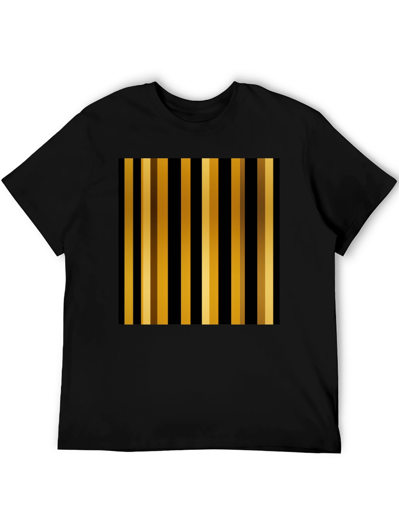 Striped Gold & Black T-Shirt