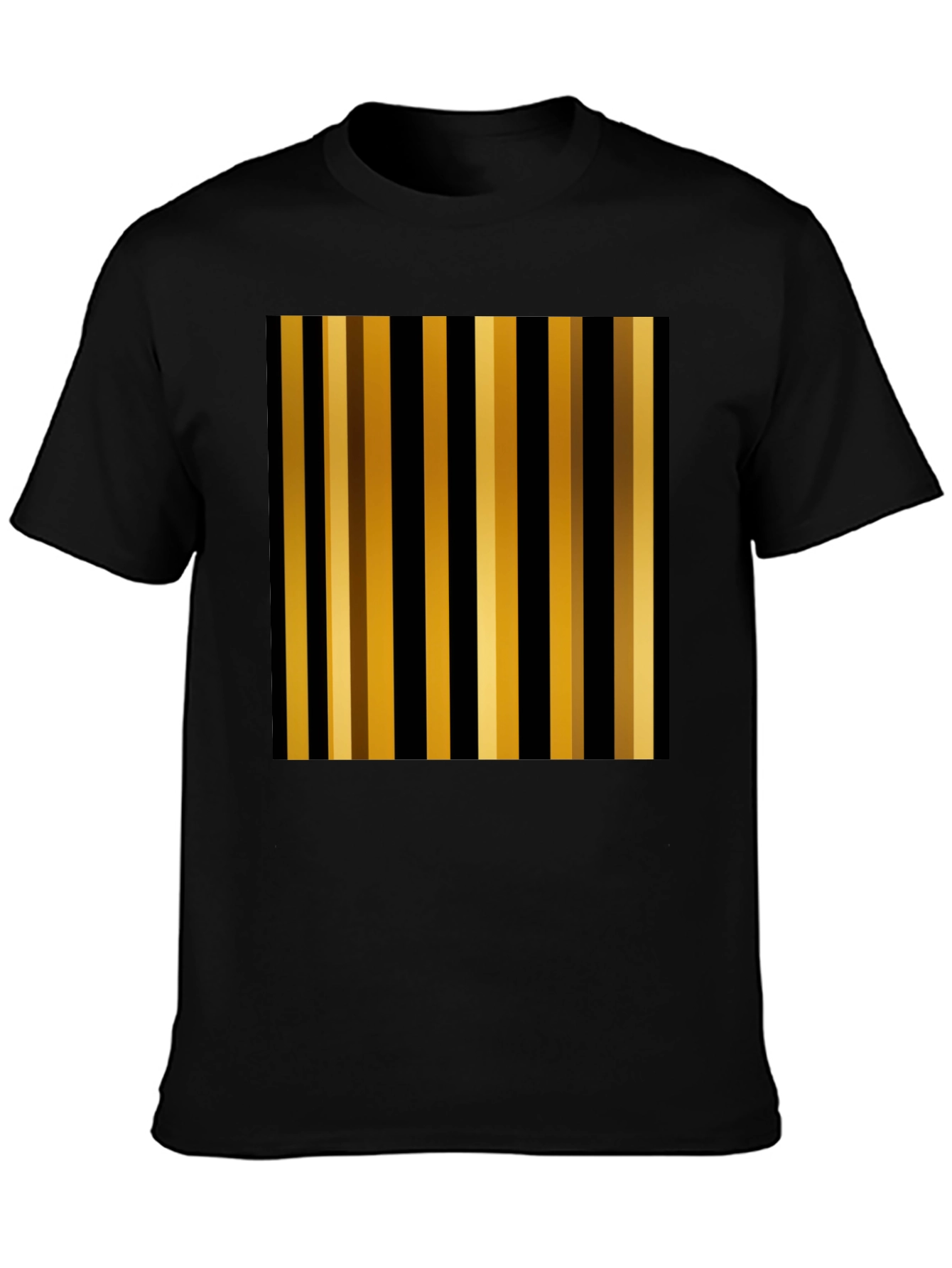 Striped Gold & Black T-Shirt