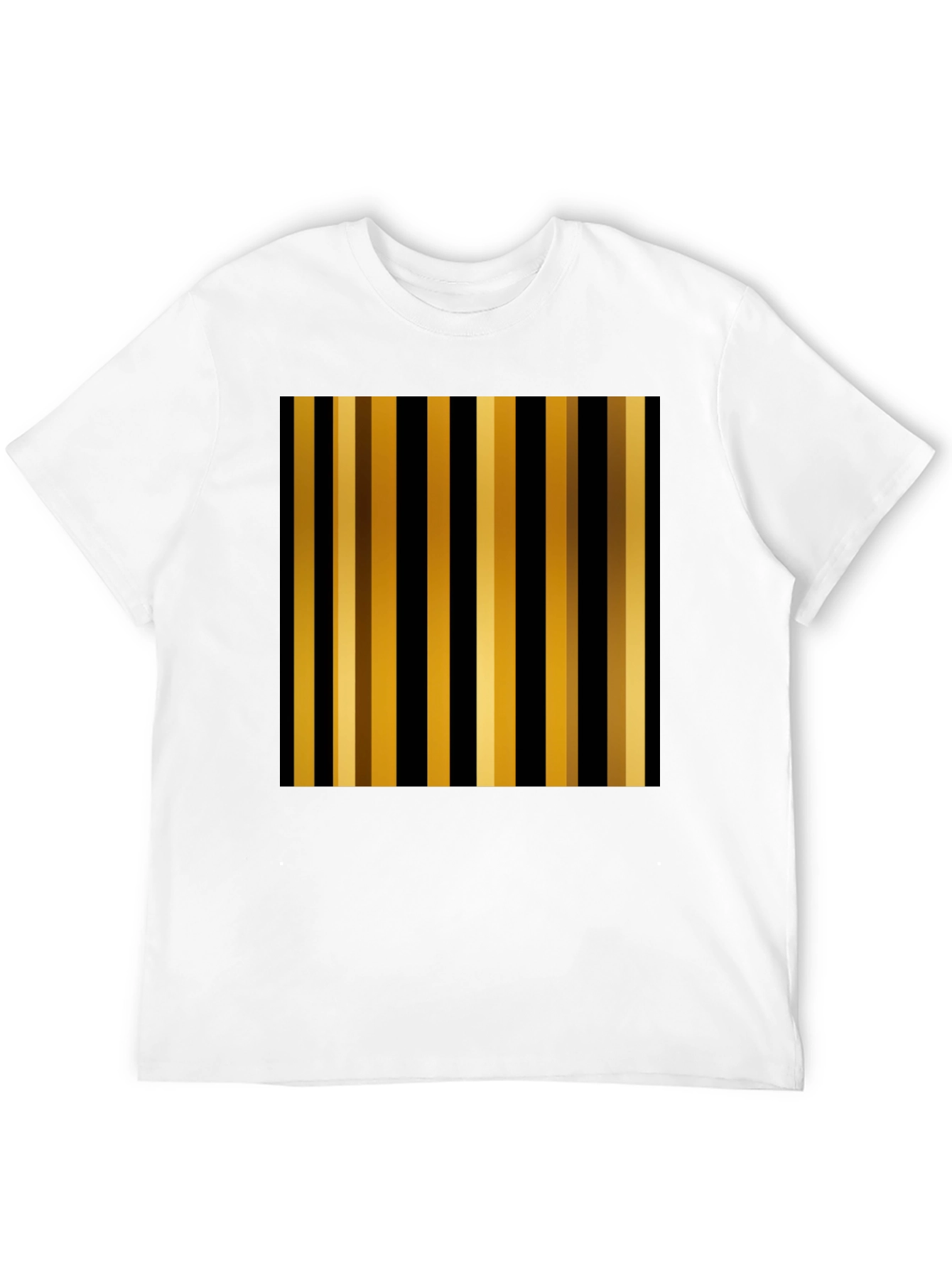 Striped Gold & Black T-Shirt