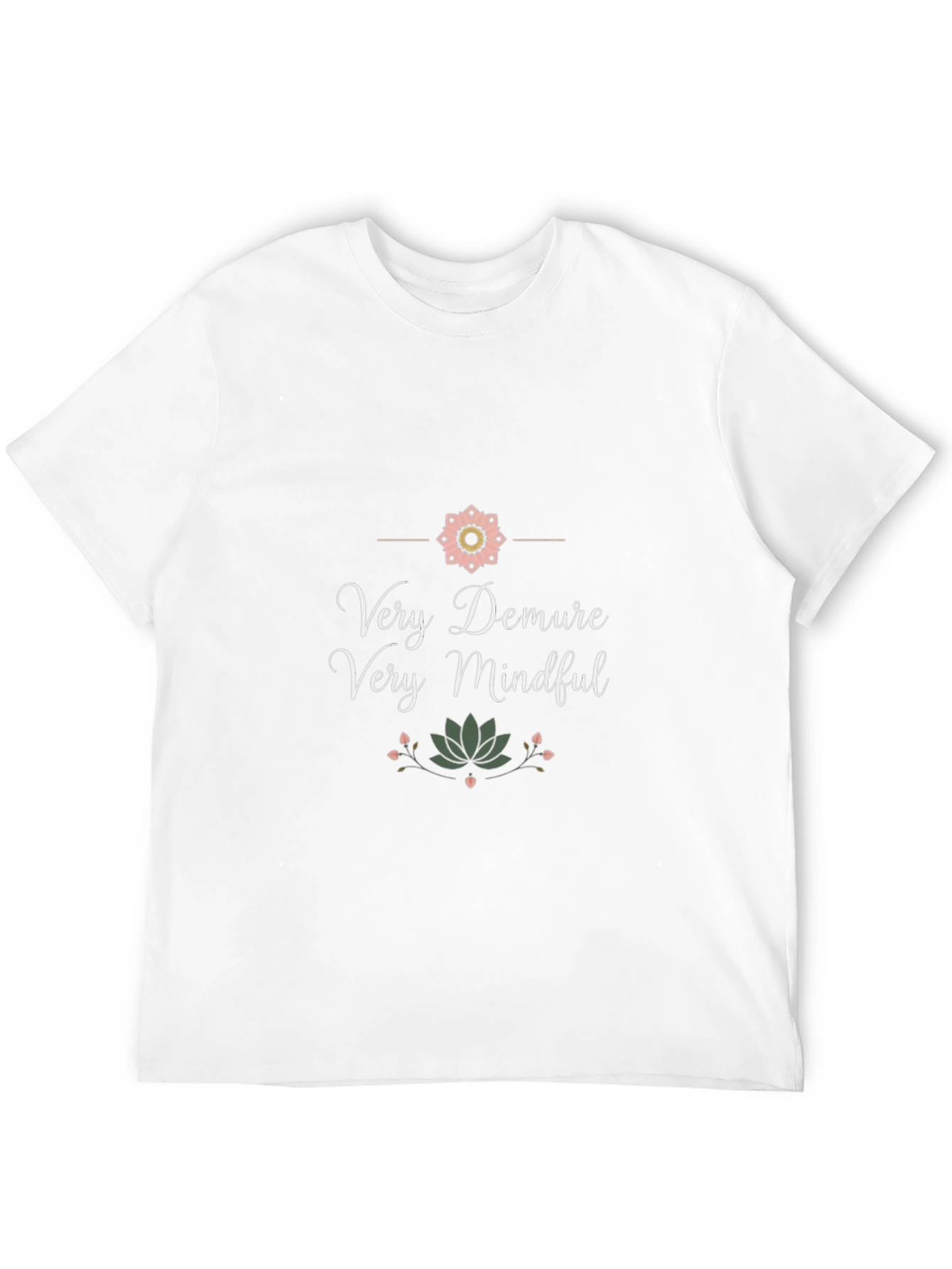 Very Demure Mindful Black Graphic Tee