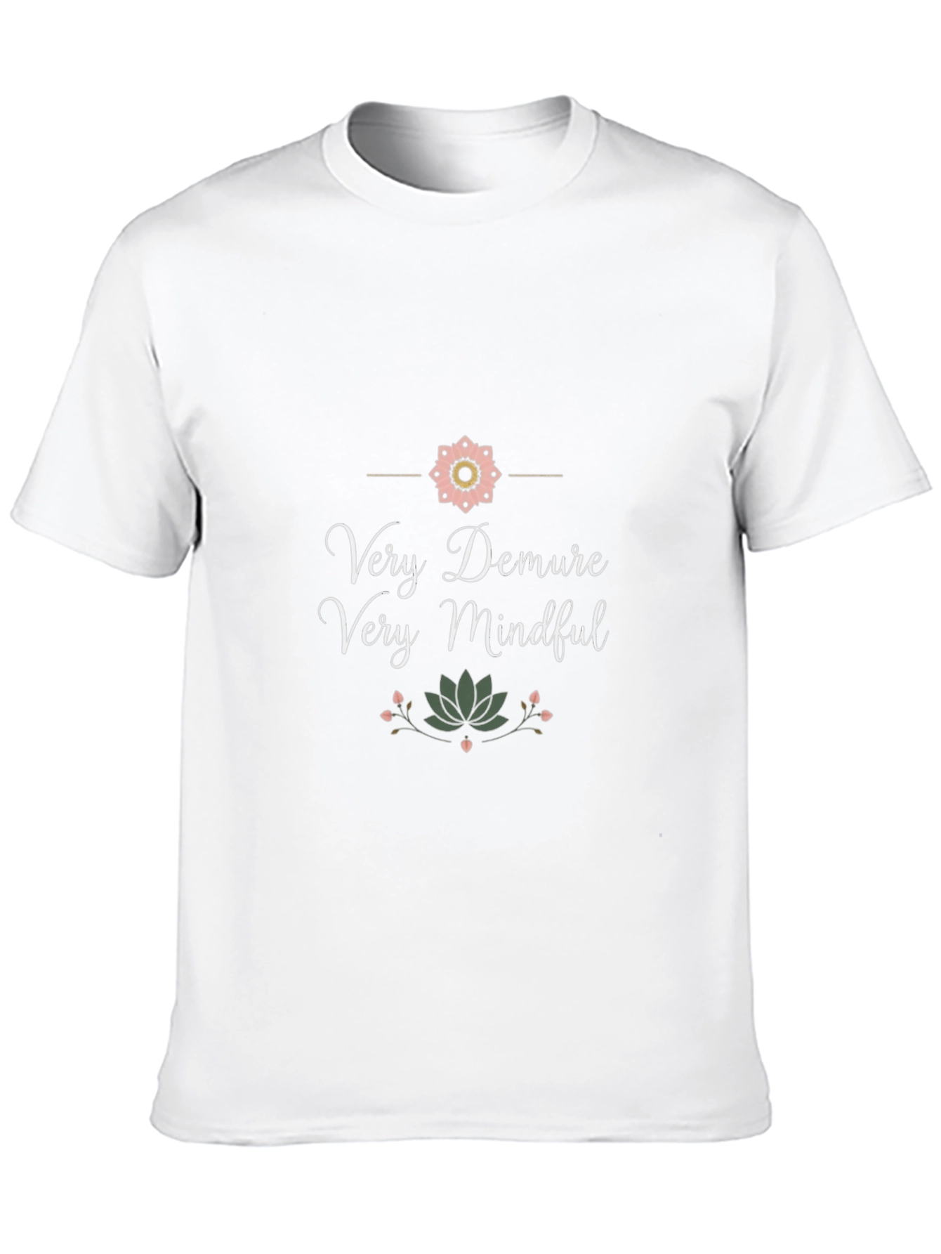 Very Demure Mindful Black Graphic Tee