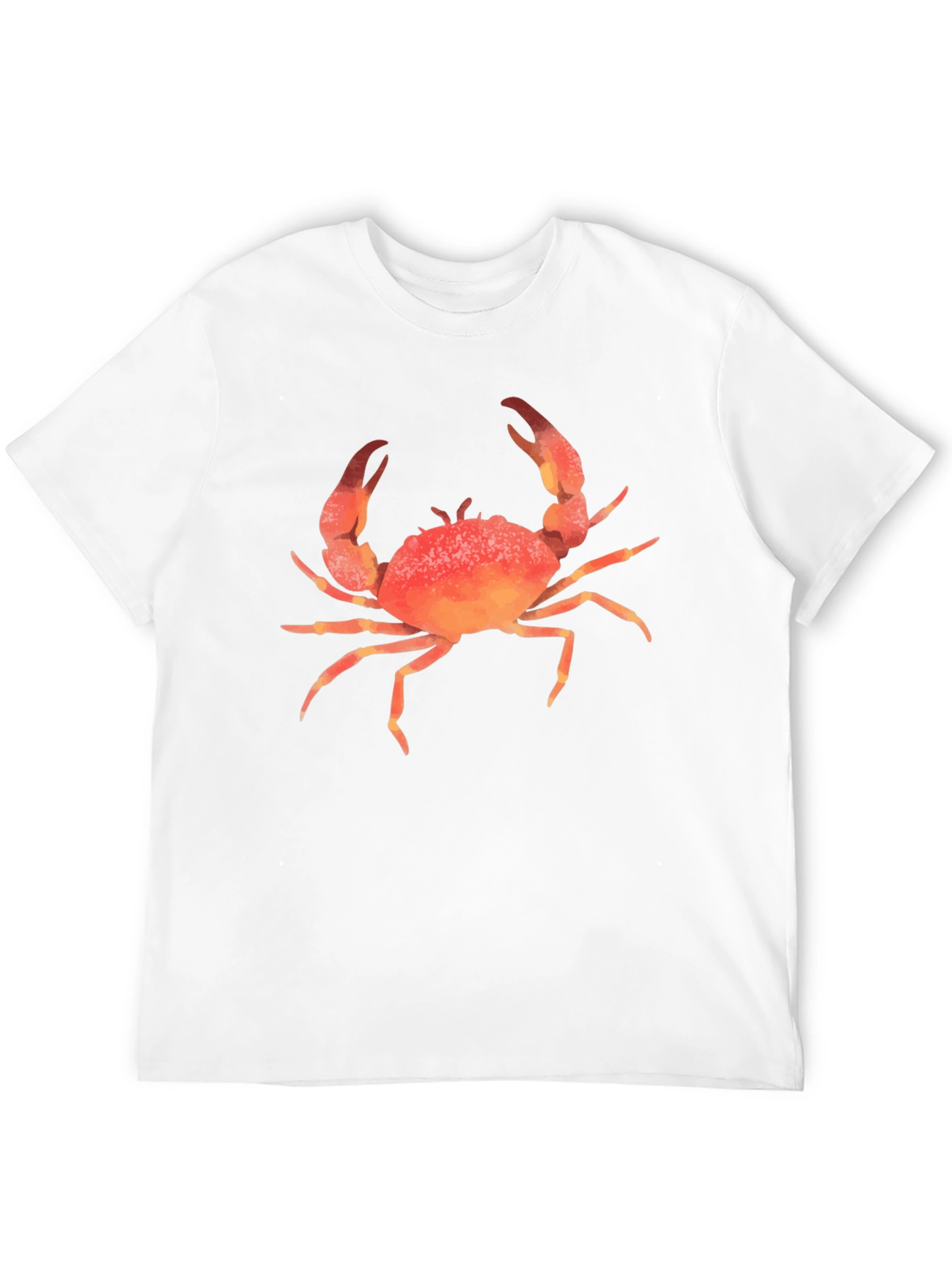 Crab Graphic Print T-Shirt - Casual Style
