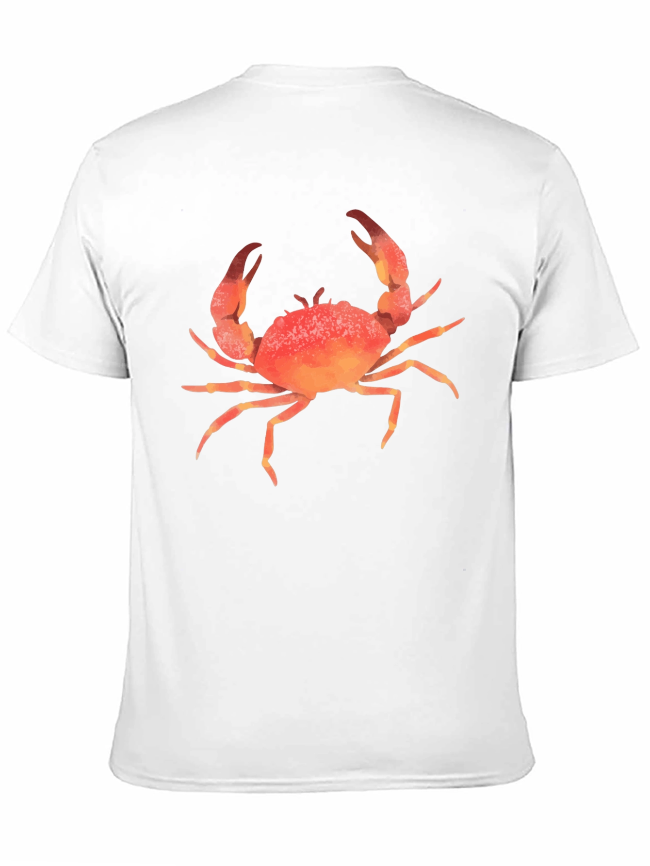 Crab Graphic Print T-Shirt - Casual Style