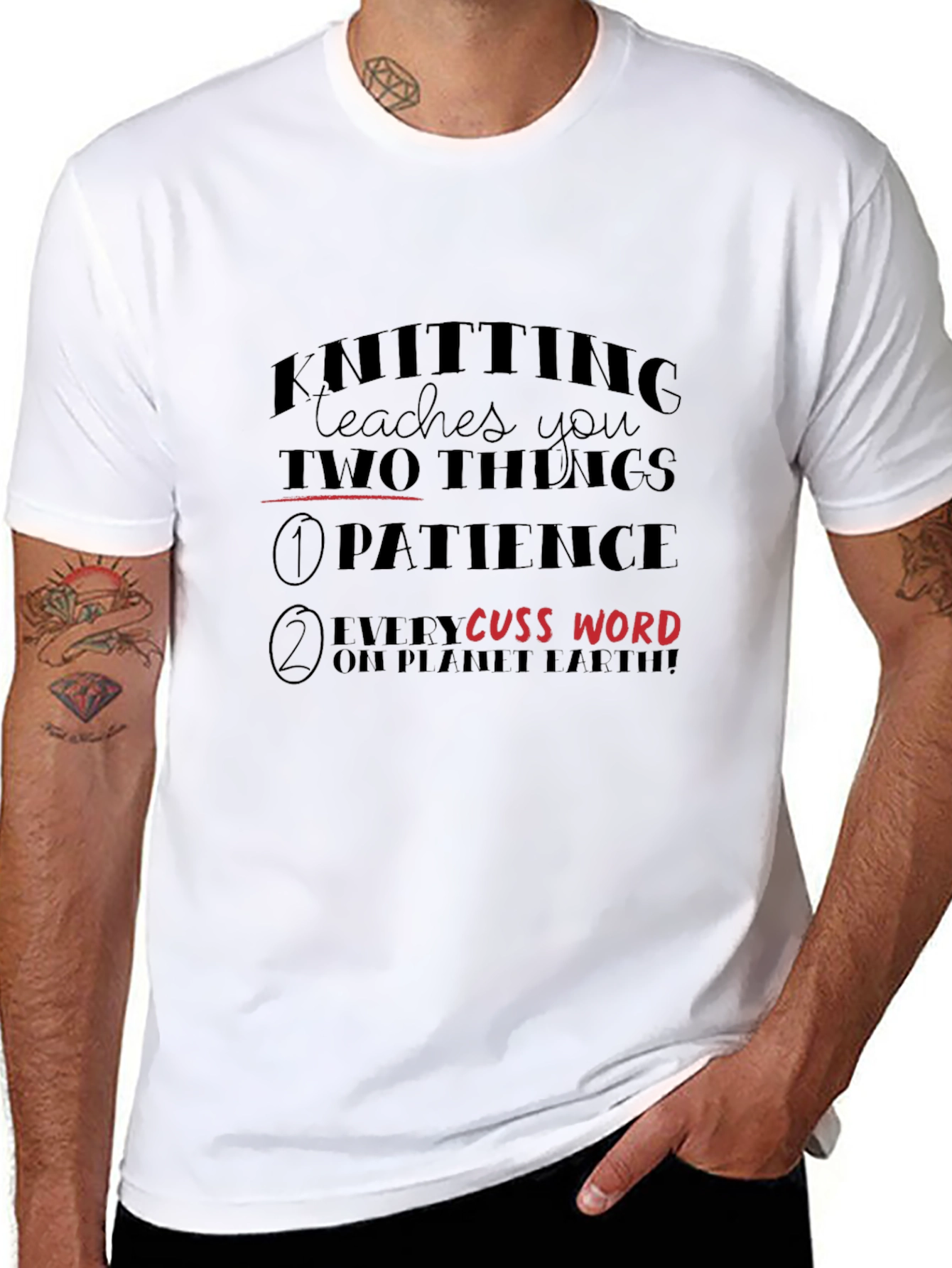 Knitting Two Things T-Shirt