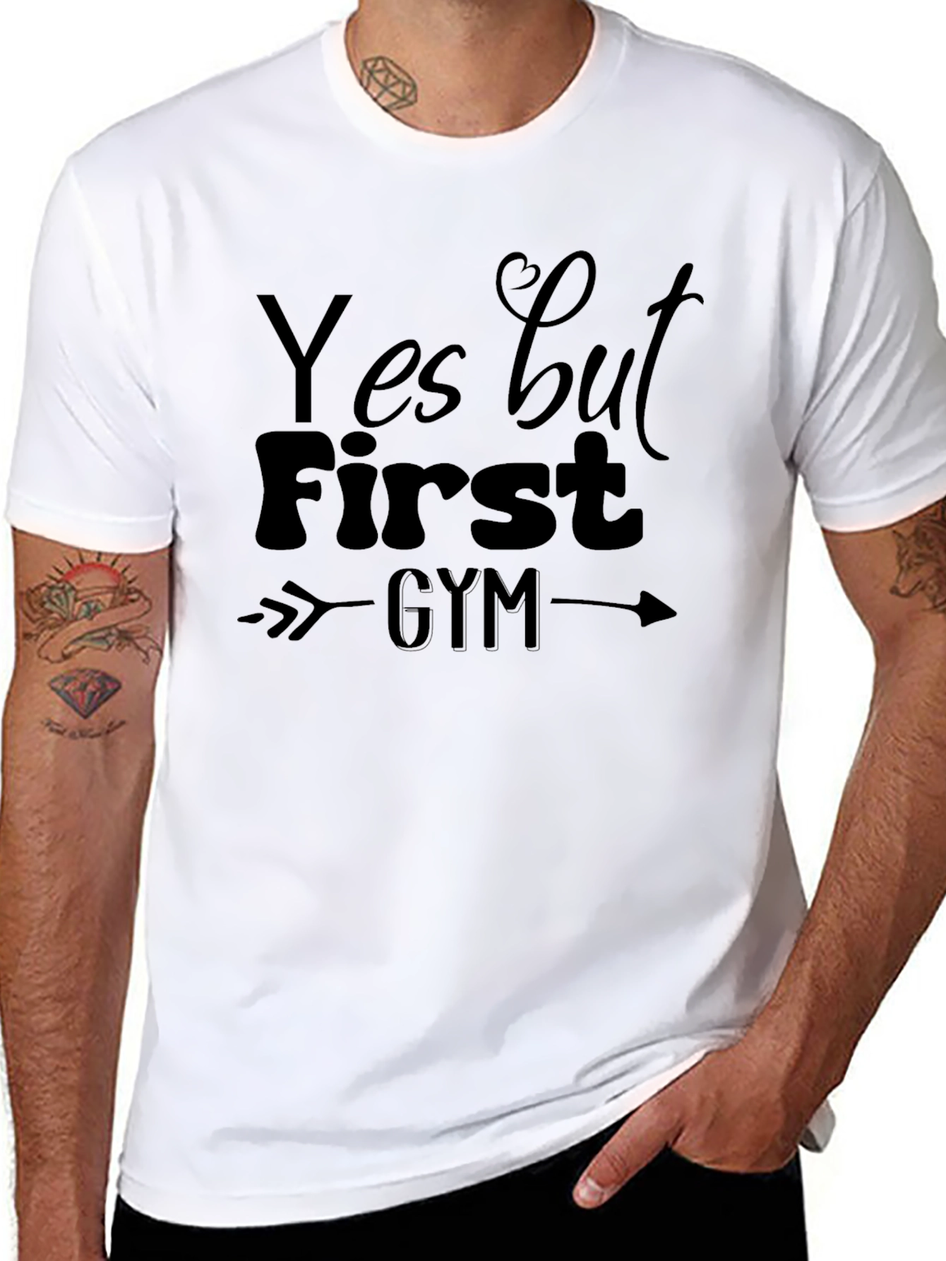 Yes But First Gym T-Shirt - Workout Apparel