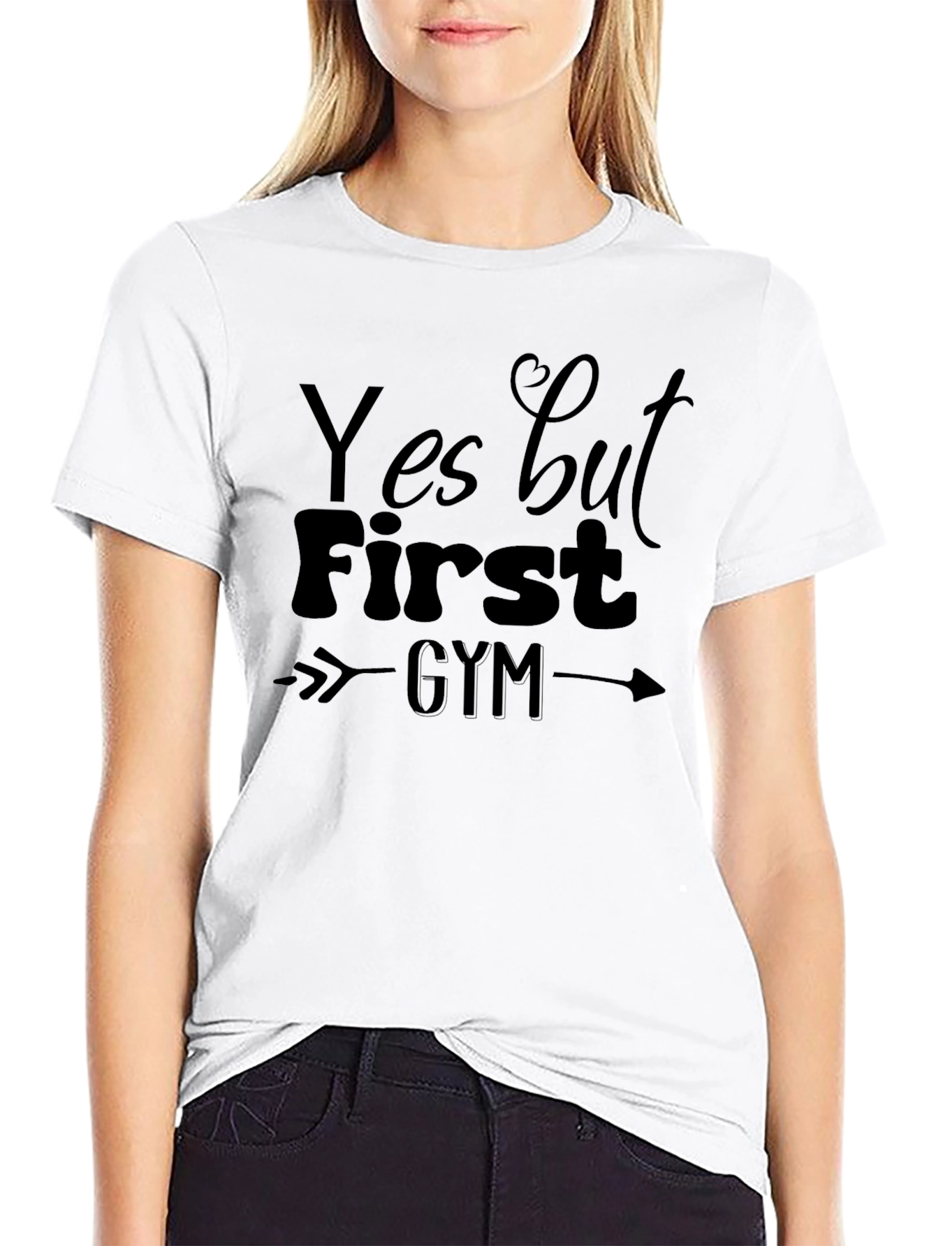 Yes But First Gym T-Shirt - Workout Apparel