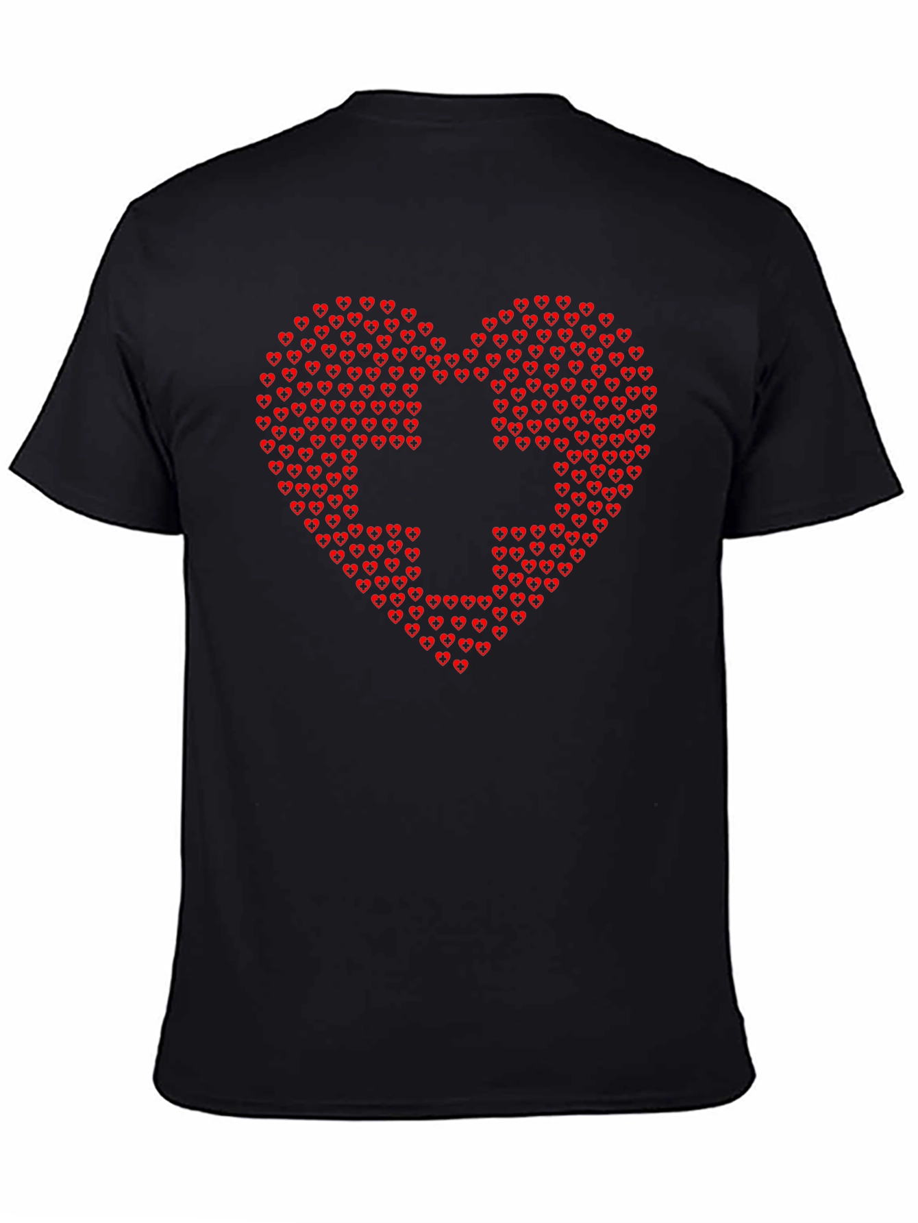 Heart & Cross T-Shirt - Express Your Caring Side