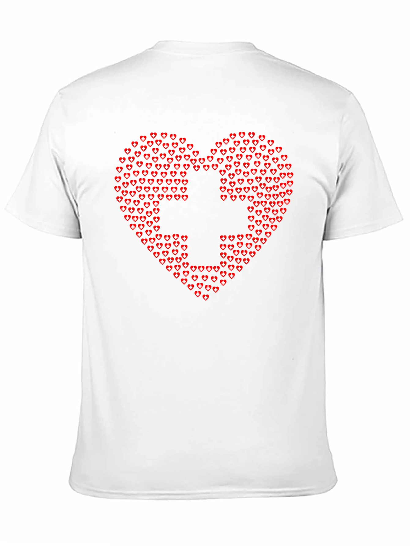 Heart & Cross T-Shirt - Express Your Caring Side