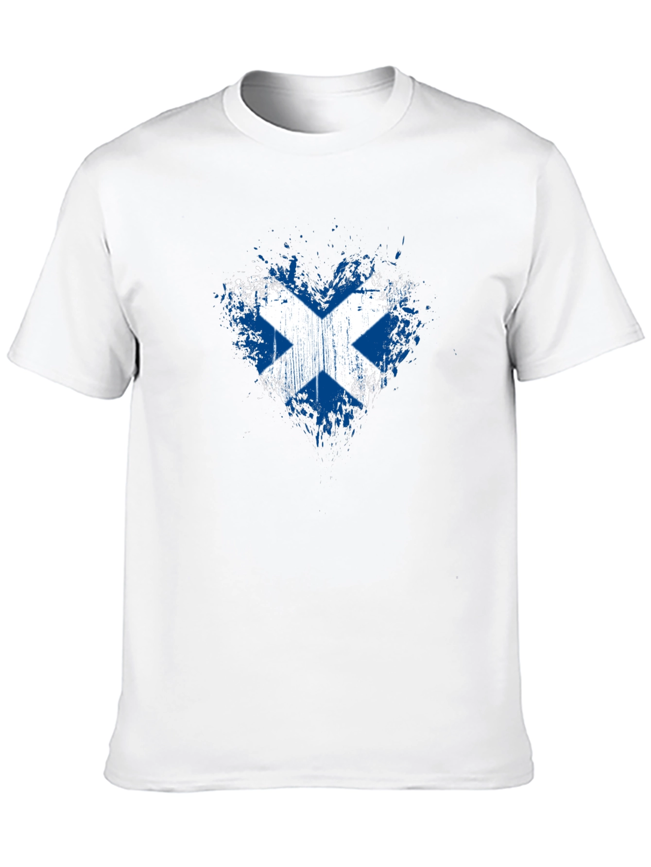 Scottish Flag Heart T-Shirt