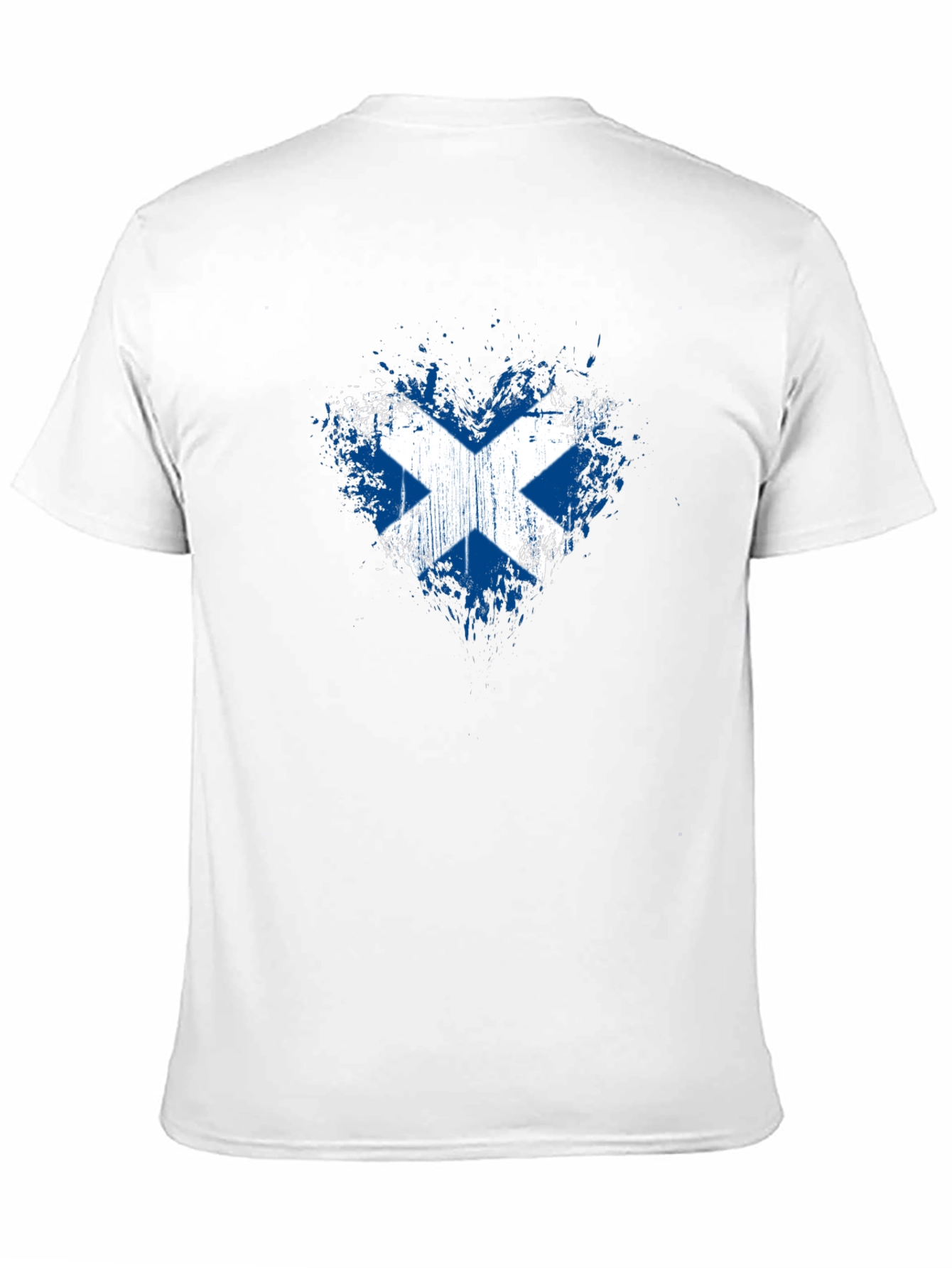 Scottish Flag Heart T-Shirt