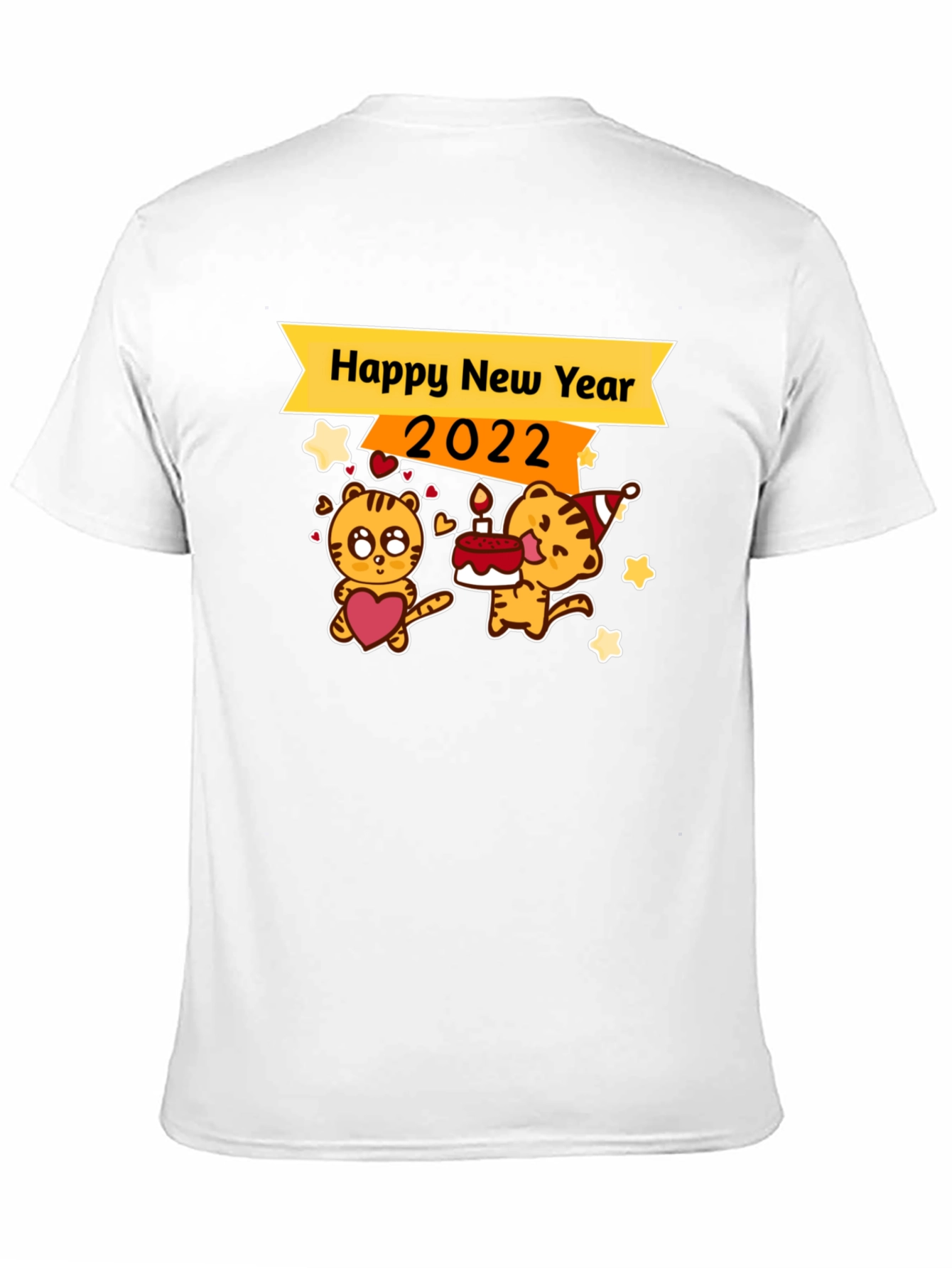 Happy New Year 2022 Tiger Graphic Tee