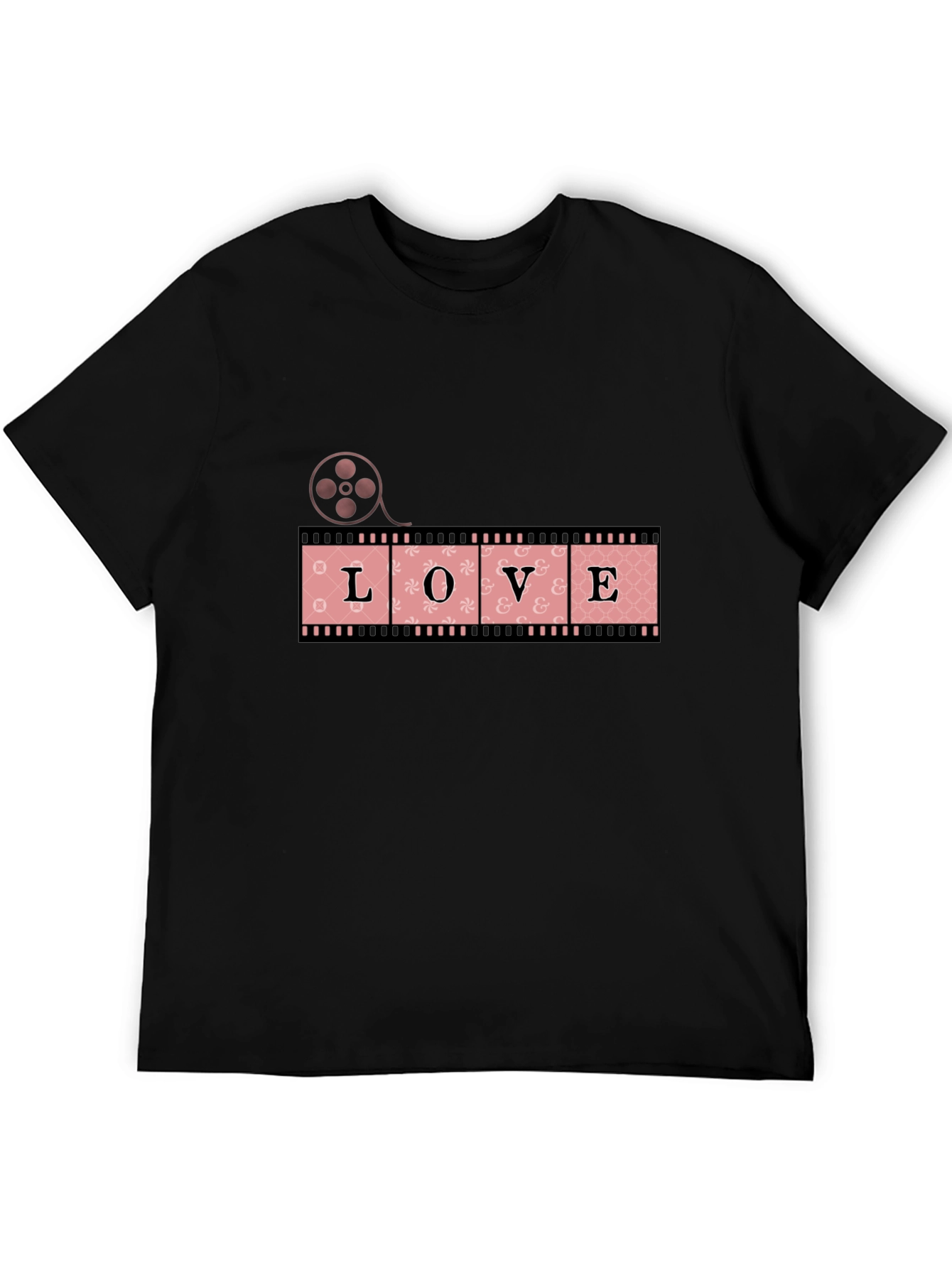 Love Film Strip Graphic T-Shirt