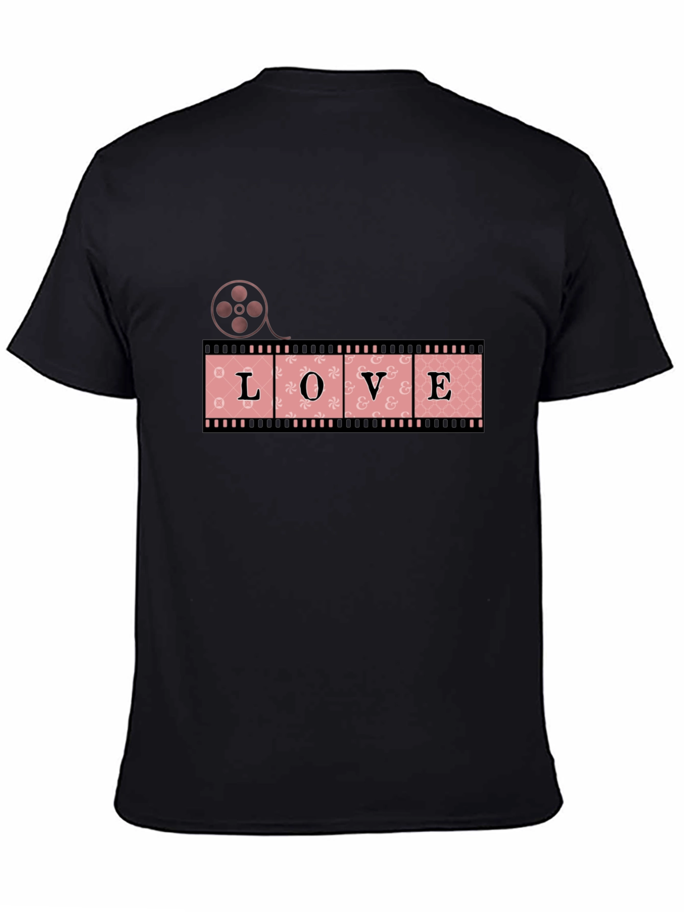 Love Film Strip Graphic T-Shirt