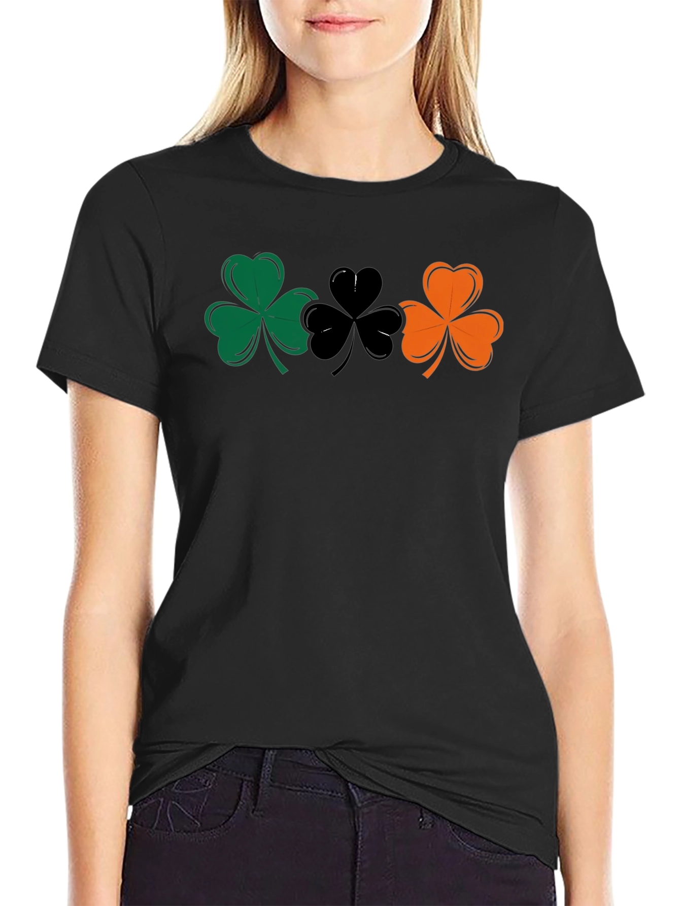 Irish Flag Shamrock T-Shirt - Luck of the Irish