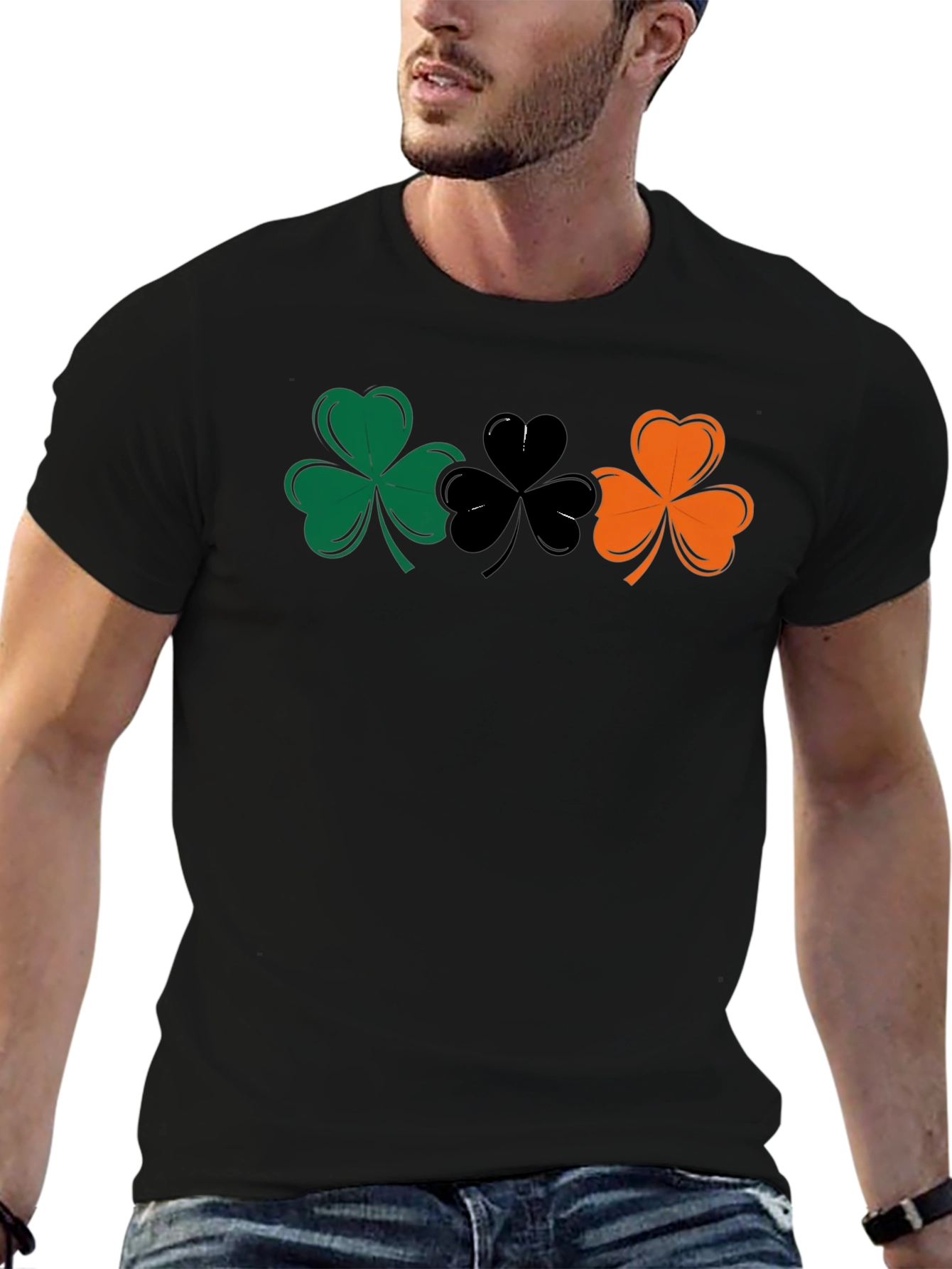 Irish Flag Shamrock T-Shirt - Luck of the Irish