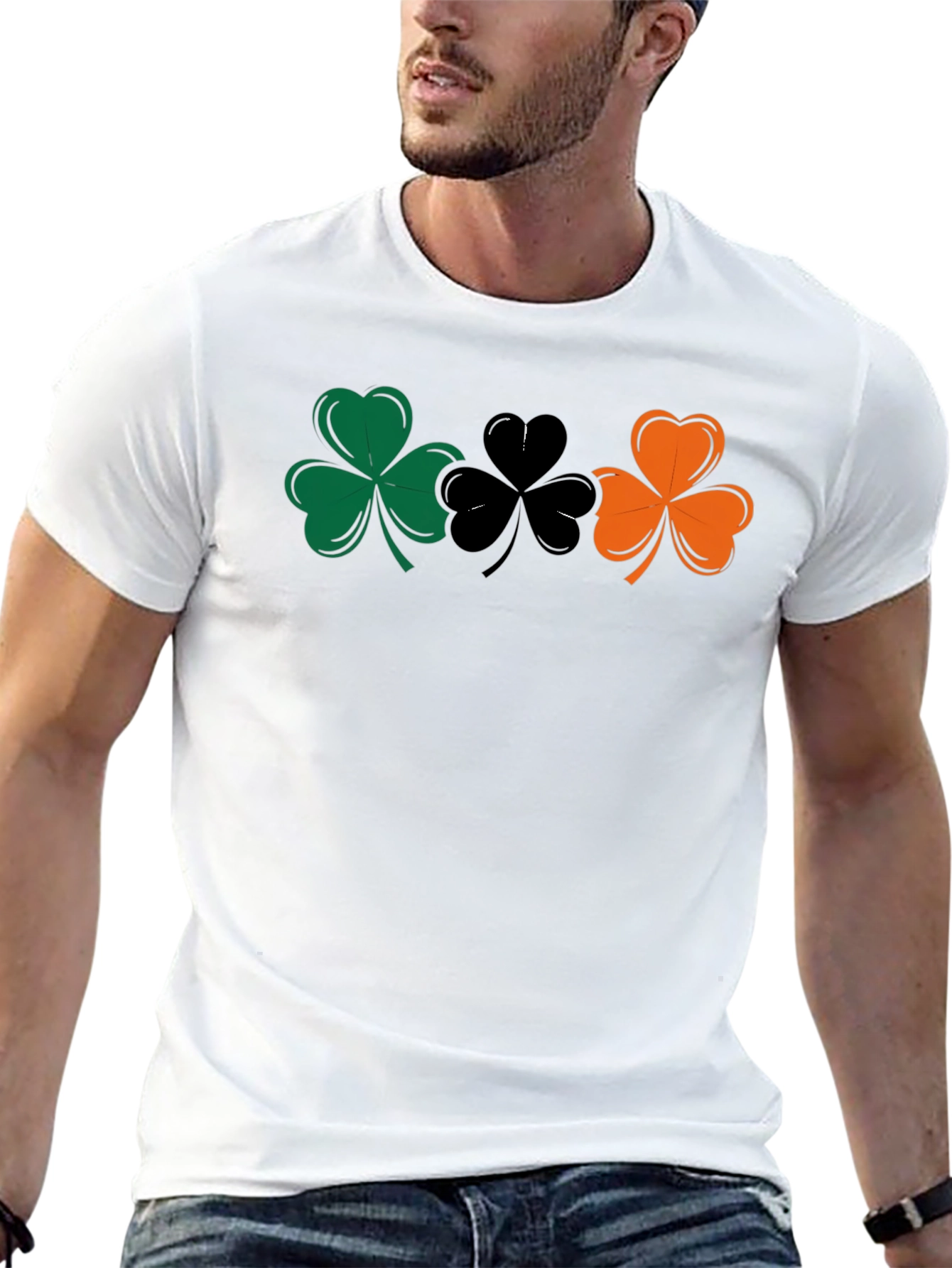 Irish Flag Shamrock T-Shirt - Luck of the Irish