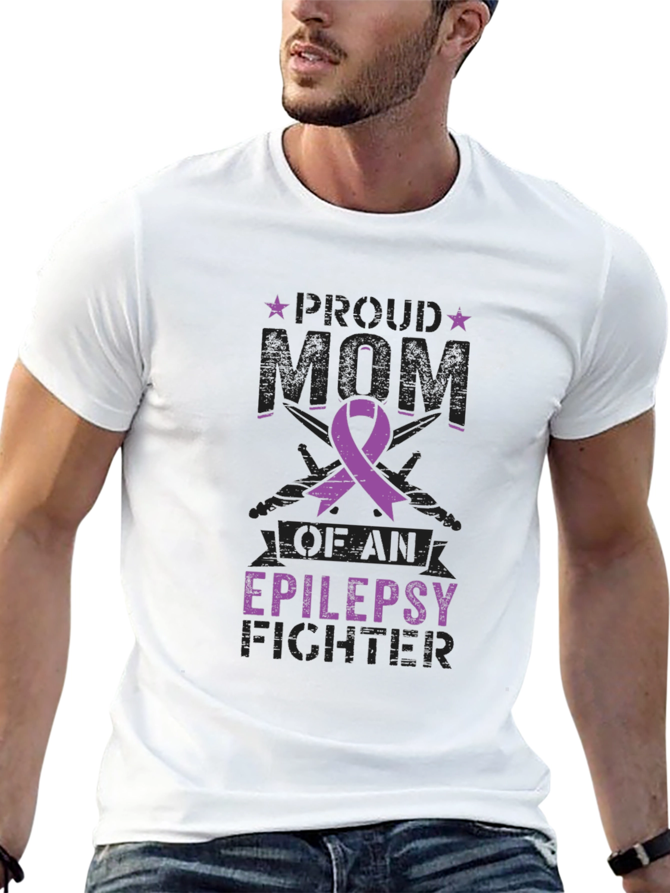 Proud Mom of an Epilepsy Fighter T-Shirt
