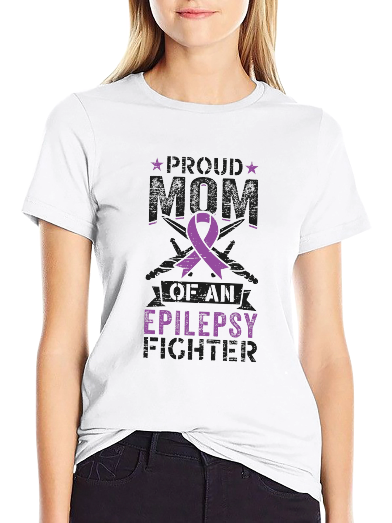 Proud Mom of an Epilepsy Fighter T-Shirt