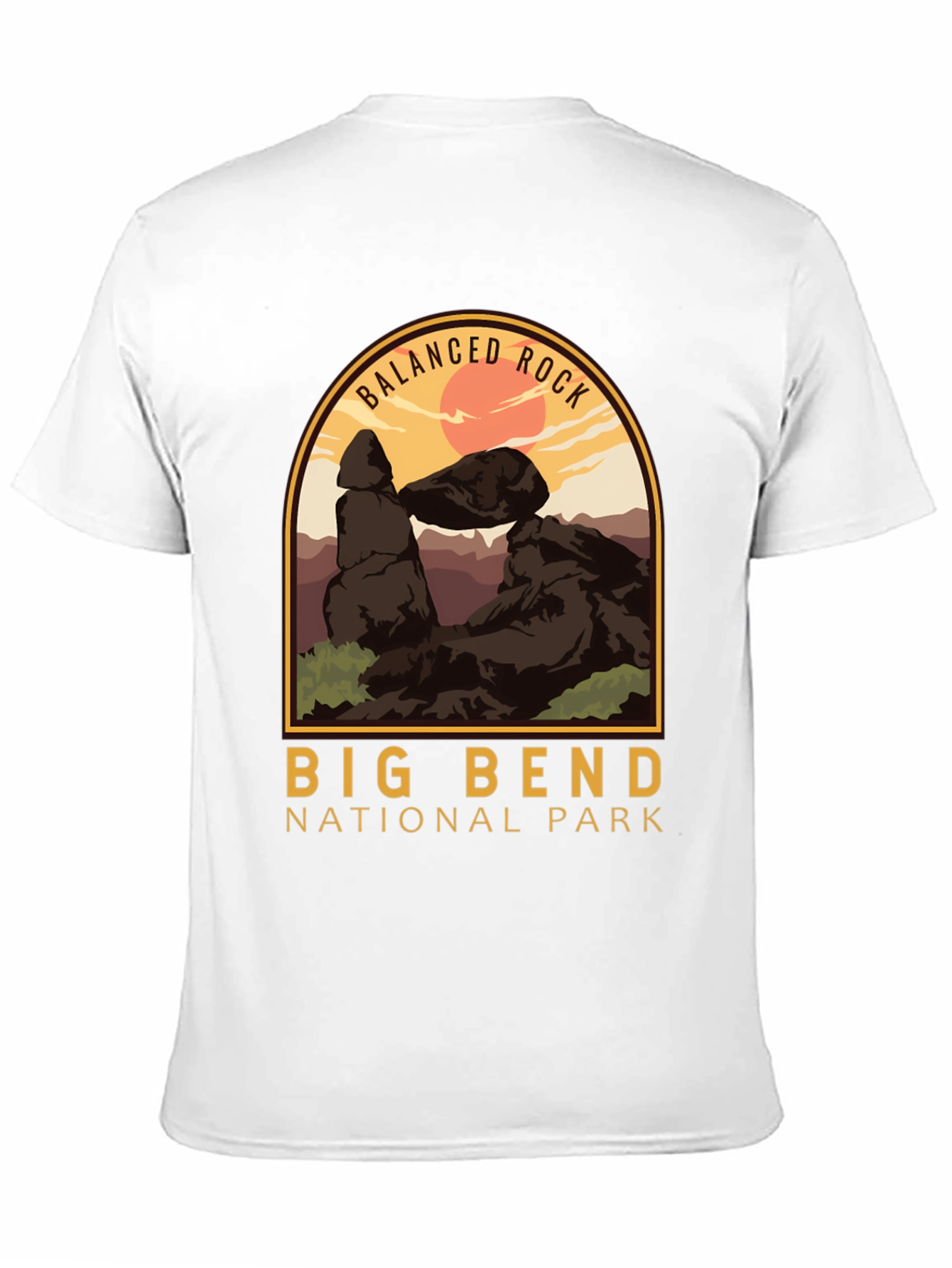Big Bend National Park T-Shirt - Balanced Rock Design
