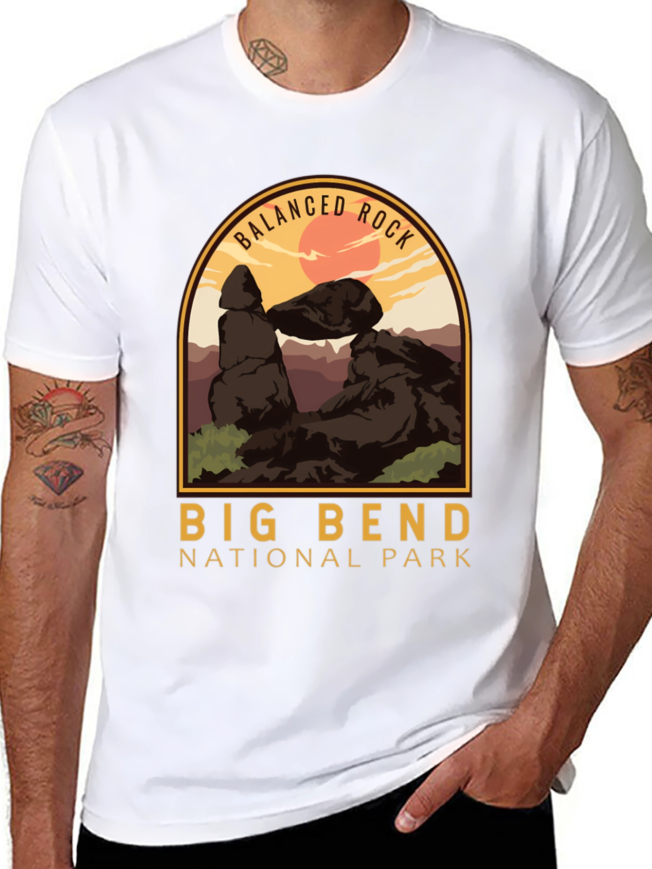 Big Bend National Park T-Shirt - Balanced Rock Design