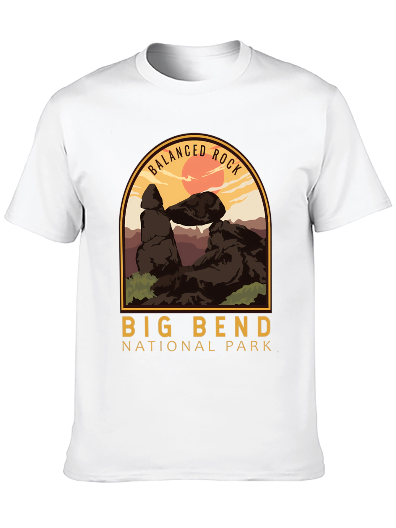 Big Bend National Park T-Shirt - Balanced Rock Design