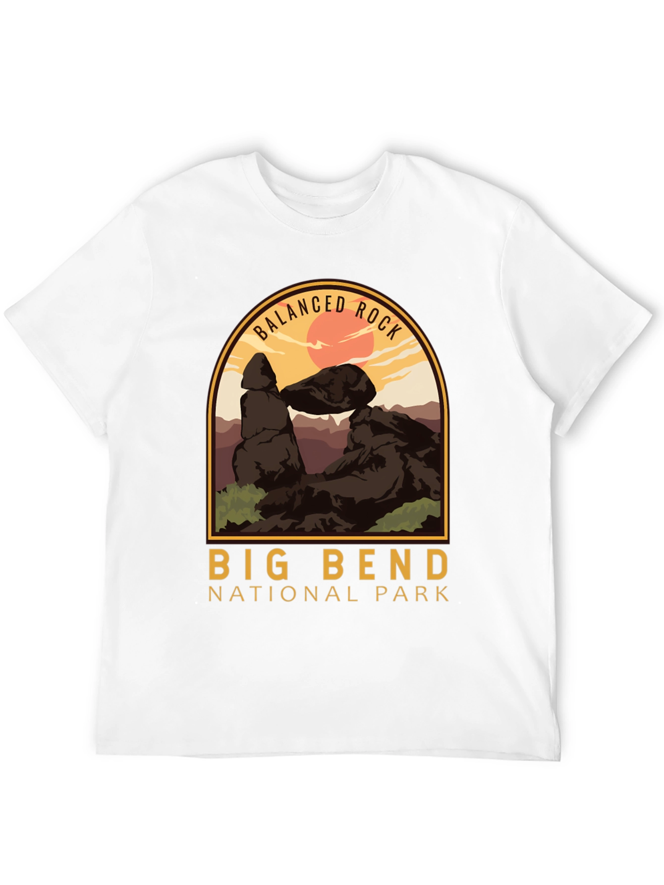 Big Bend National Park T-Shirt - Balanced Rock Design