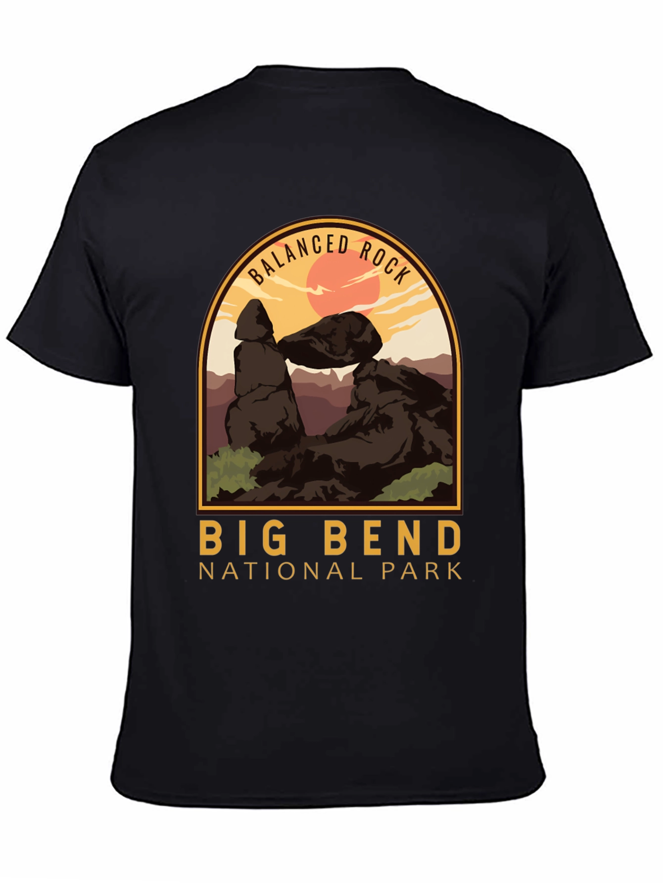 Big Bend National Park T-Shirt - Balanced Rock Design