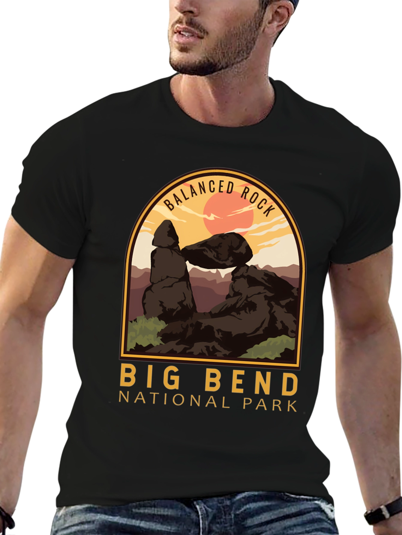 Big Bend National Park T-Shirt - Balanced Rock Design