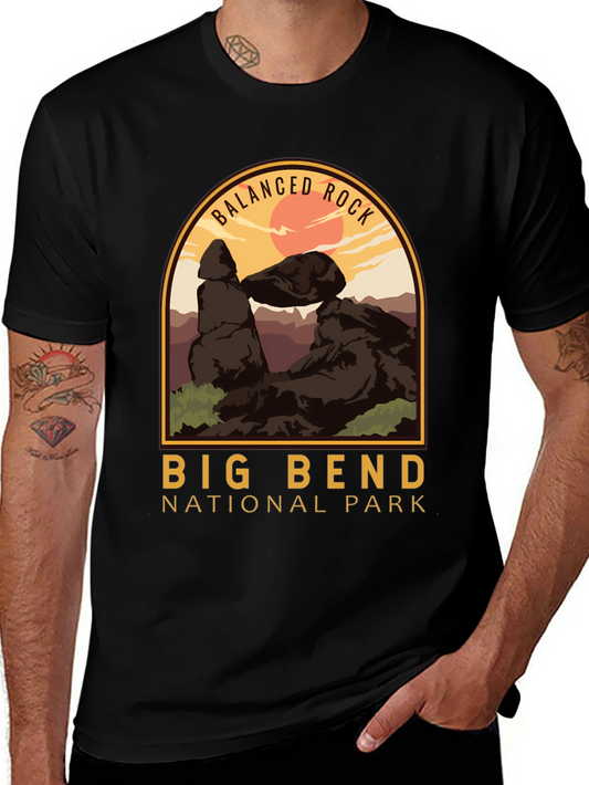 Big Bend National Park T-Shirt - Balanced Rock Design