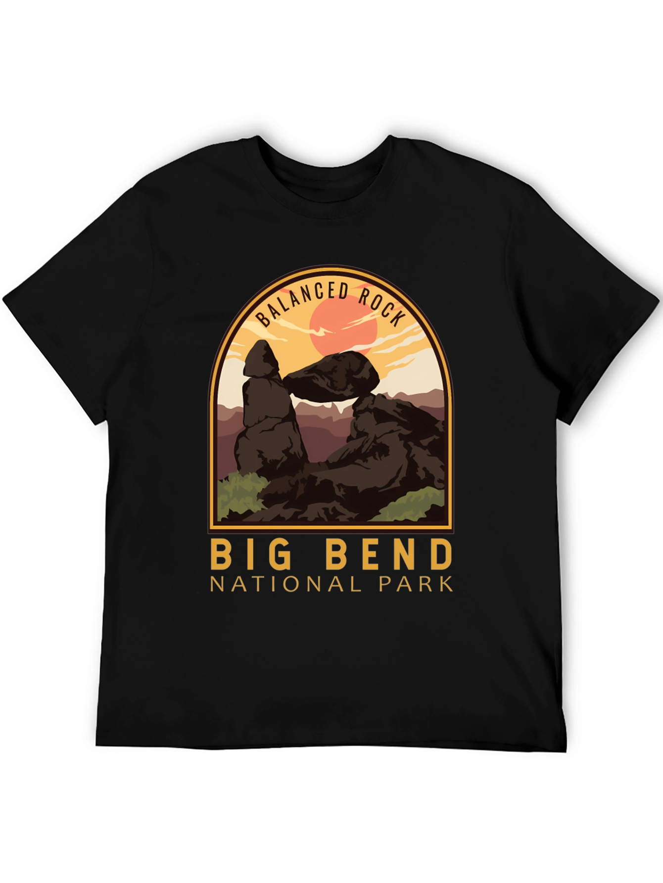 Big Bend National Park T-Shirt - Balanced Rock Design