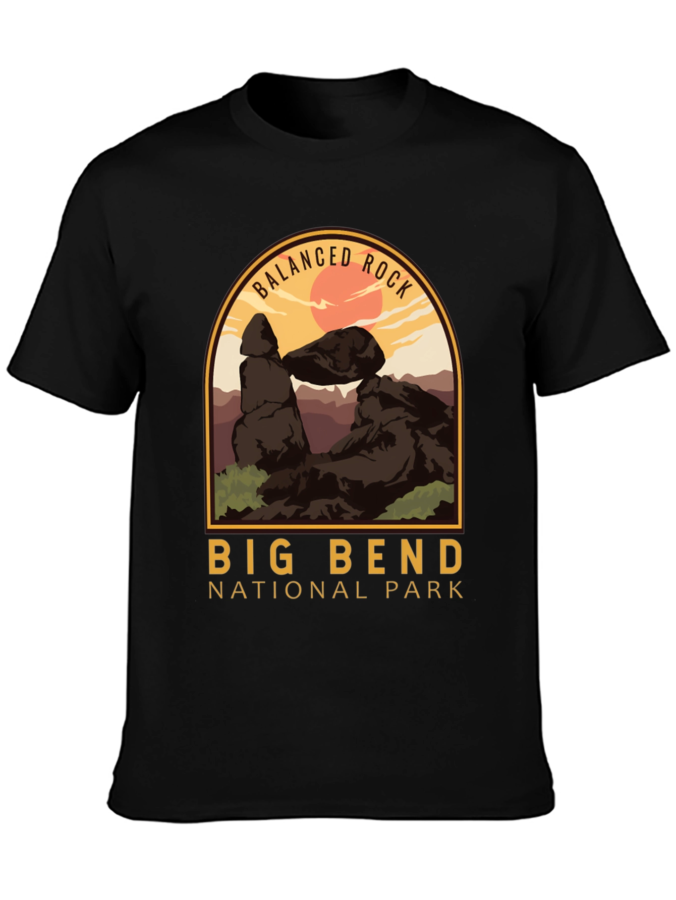 Big Bend National Park T-Shirt - Balanced Rock Design