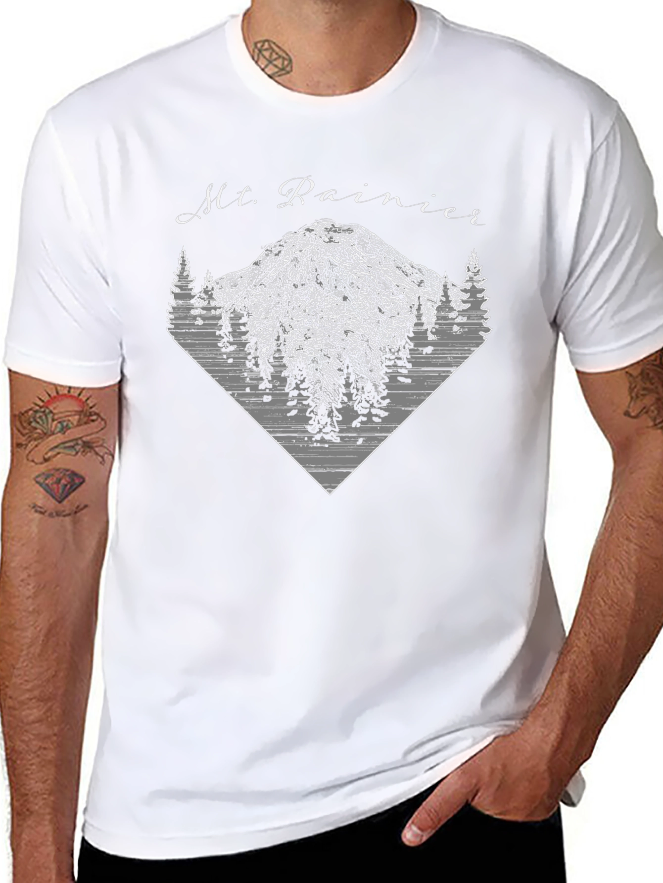Mt. Rainier Graphic Tee - Adventure Awaits