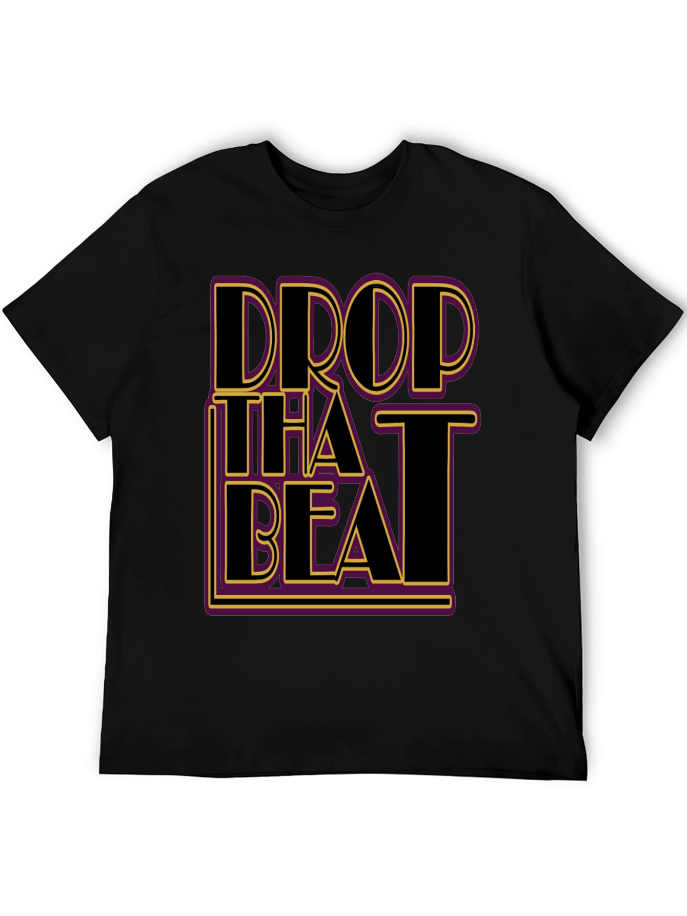 Drop That Beat Graphic Tee - Mens Fashion