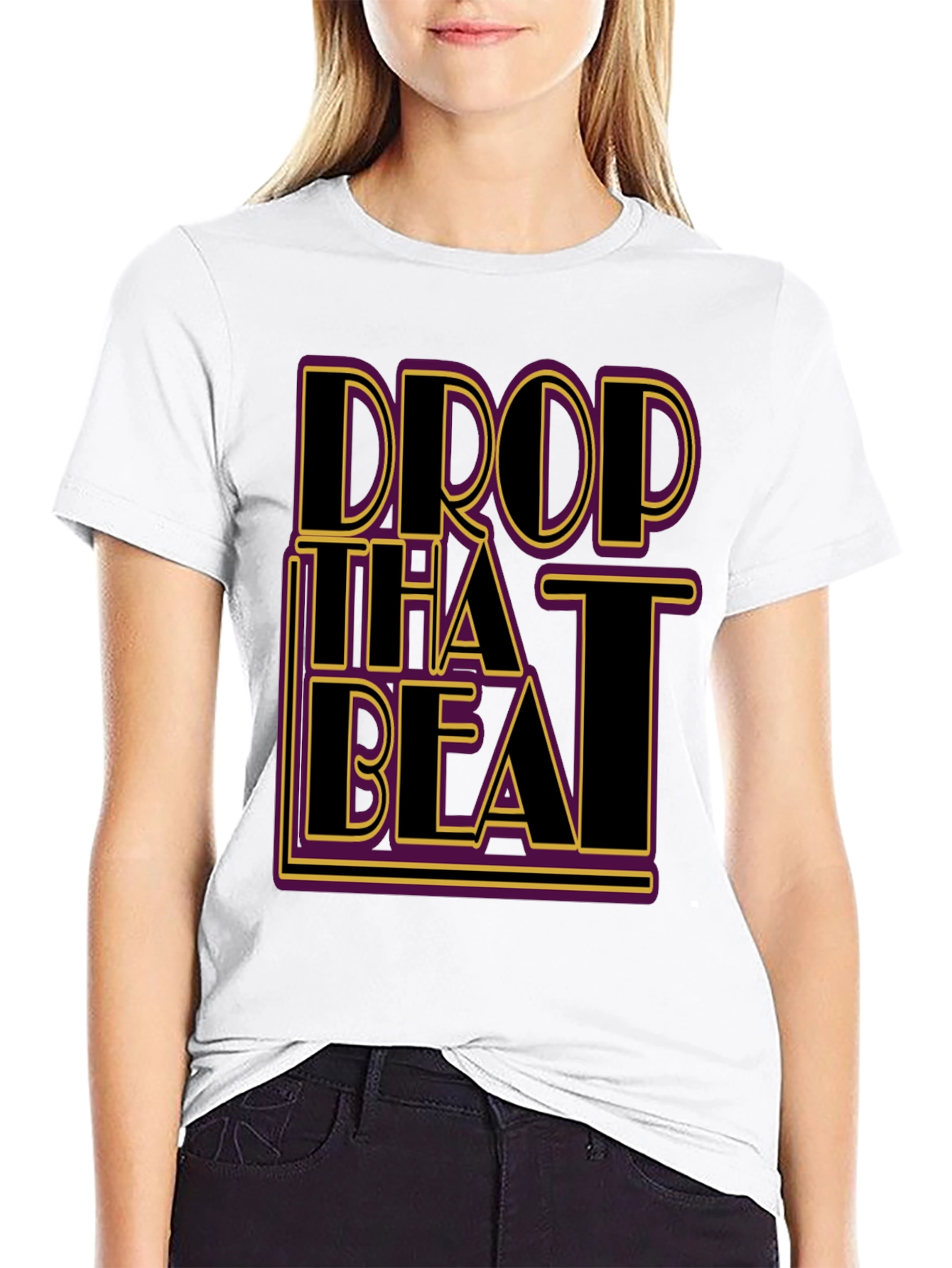Drop That Beat Graphic Tee - Mens Fashion
