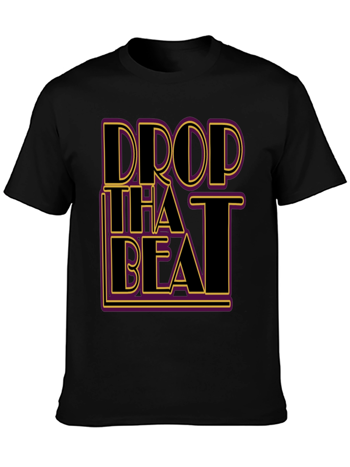 Drop That Beat Graphic Tee - Mens Fashion