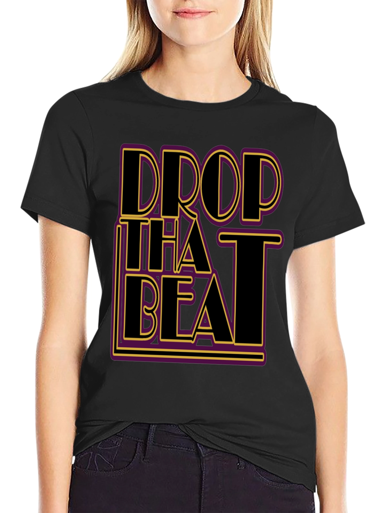 Drop That Beat Graphic Tee - Mens Fashion