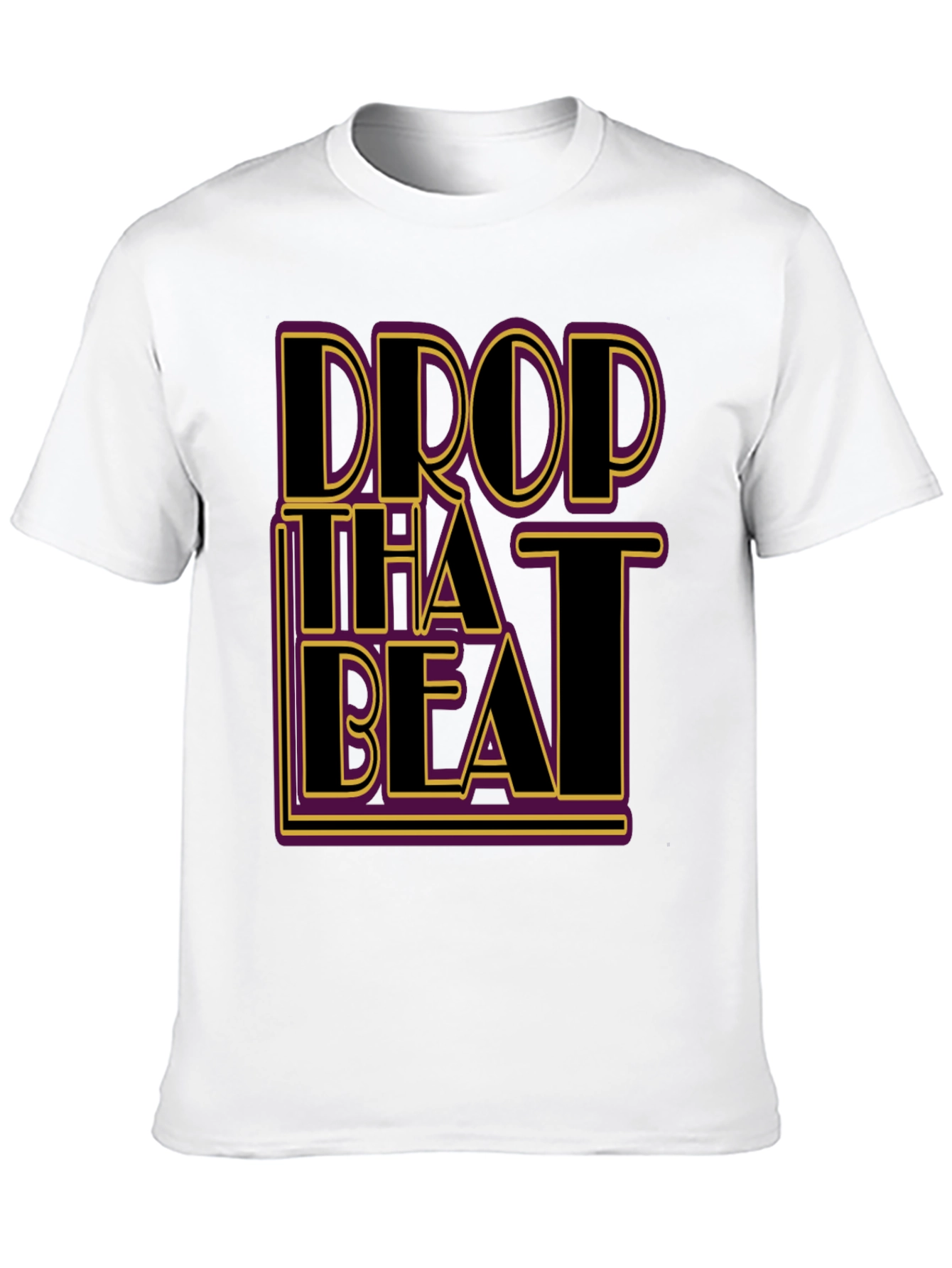 Drop That Beat Graphic Tee - Mens Fashion