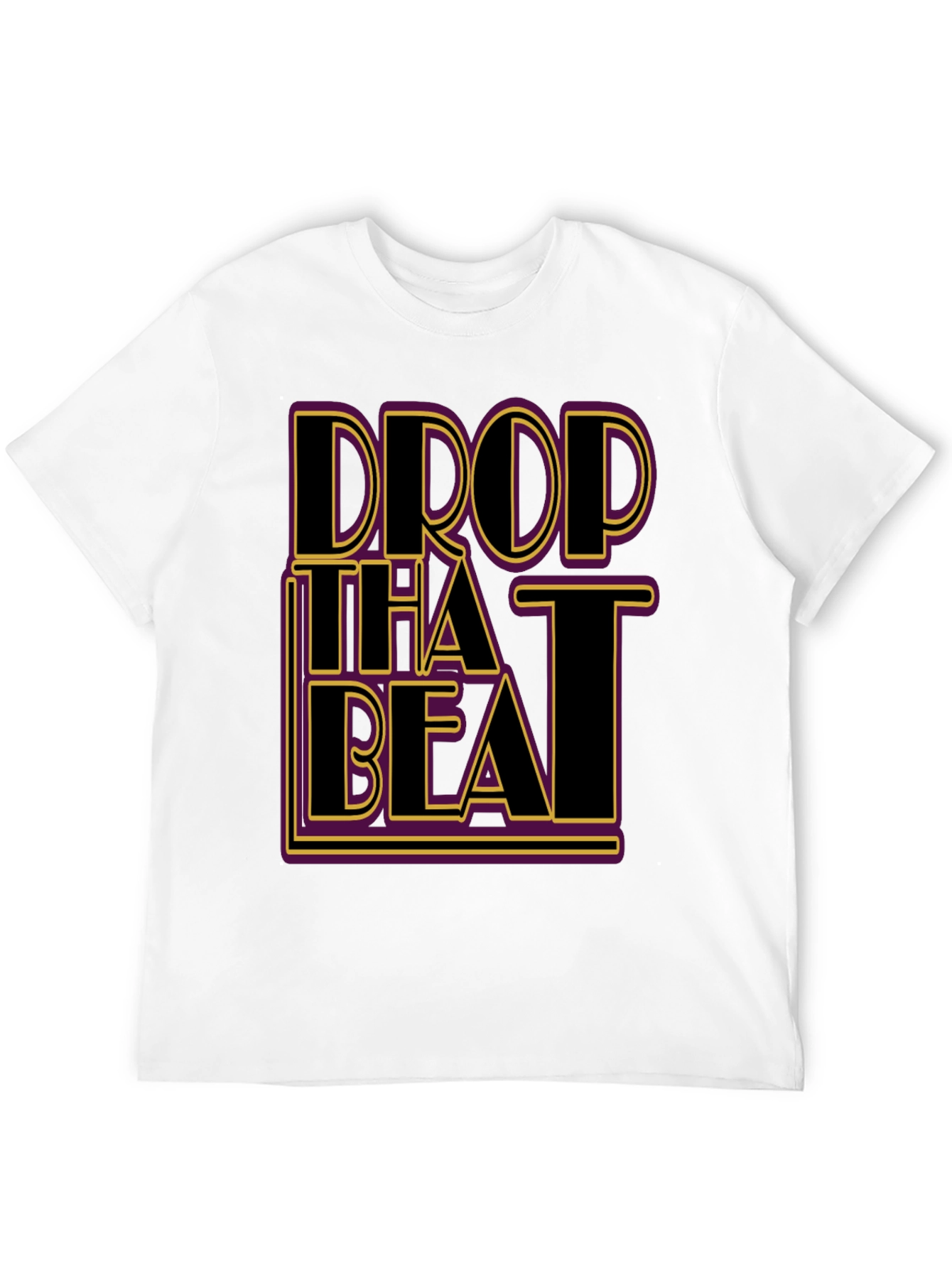 Drop That Beat Graphic Tee - Mens Fashion