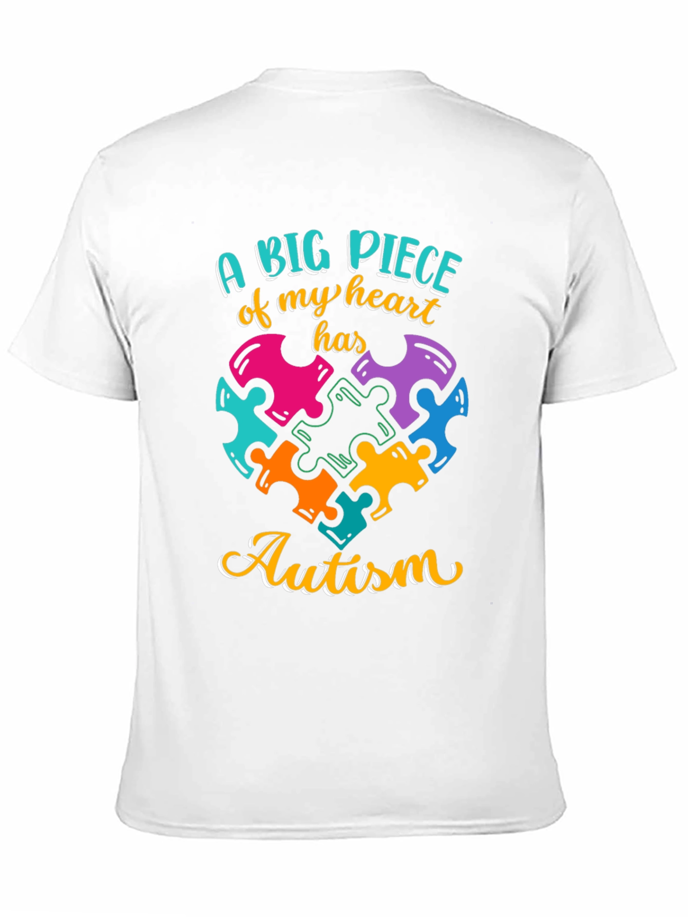 Autism Awareness Heart Puzzle T-Shirt