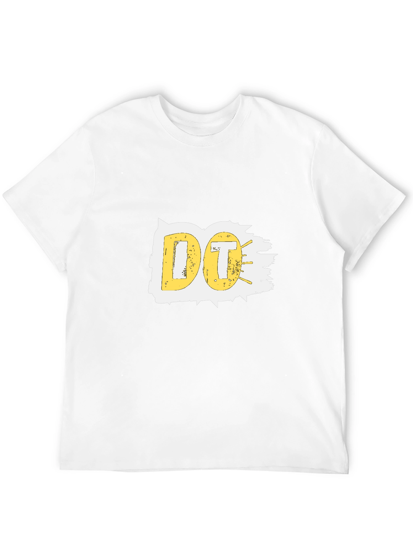 Black Graphic Tee - Yellow DO Design