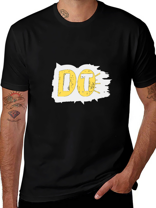 Black Graphic Tee - Yellow DO Design