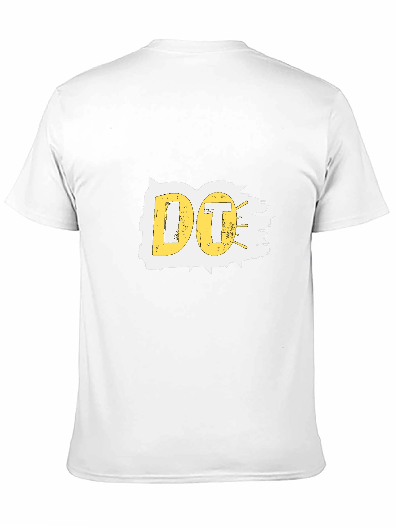 Black Graphic Tee - Yellow DO Design