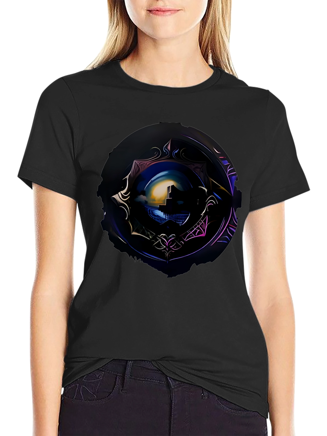Nightscape Graphic Tee - Premium Print